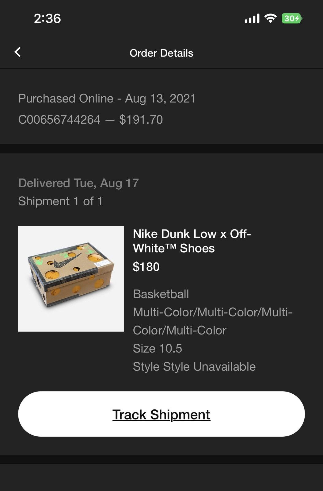 Off-White X Nike Dunks Lot 11