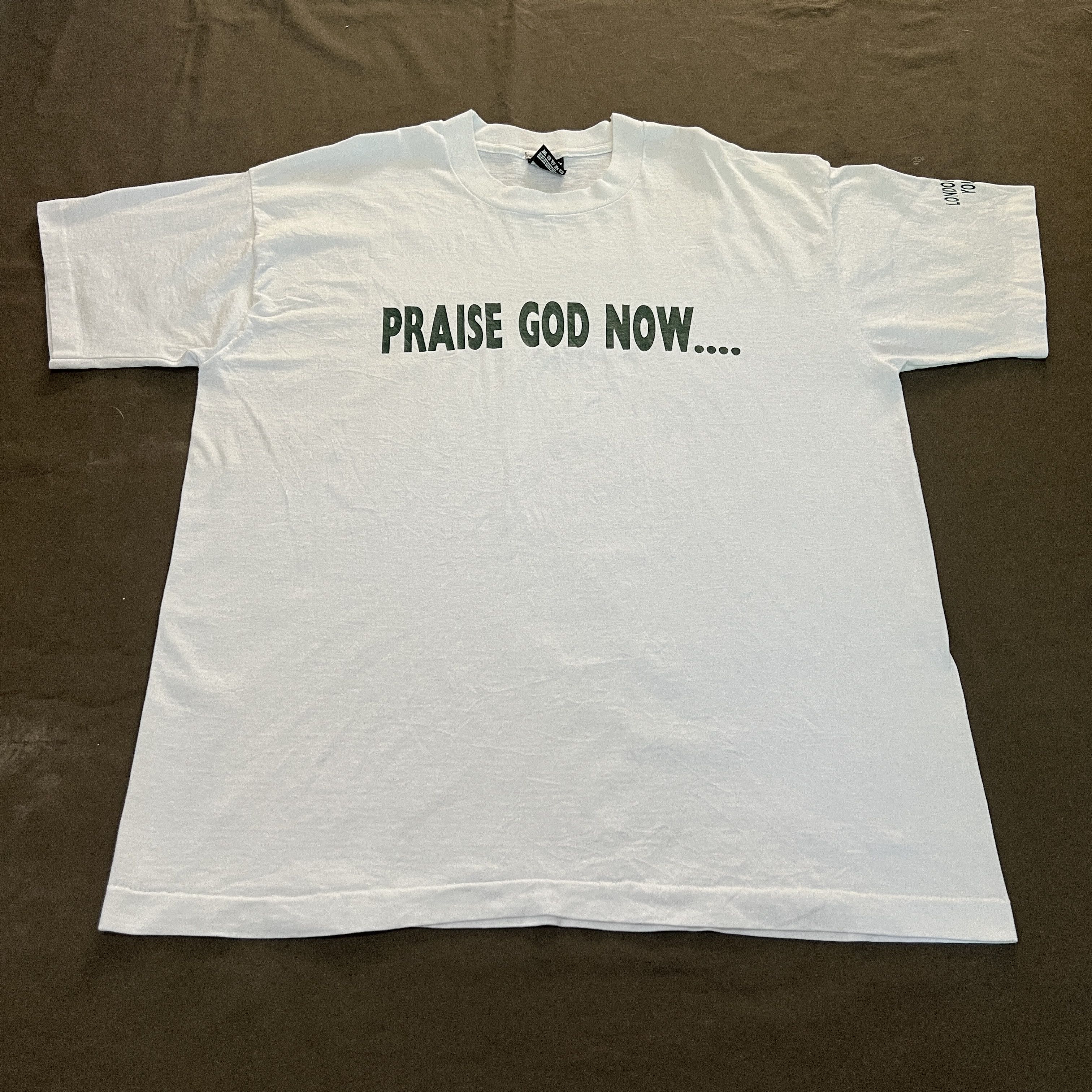 Vintage Vintage 90s Jesus God Holy Bible Promo Tee XL Size US XL / EU 56 / 4 - 2 Thumbnail