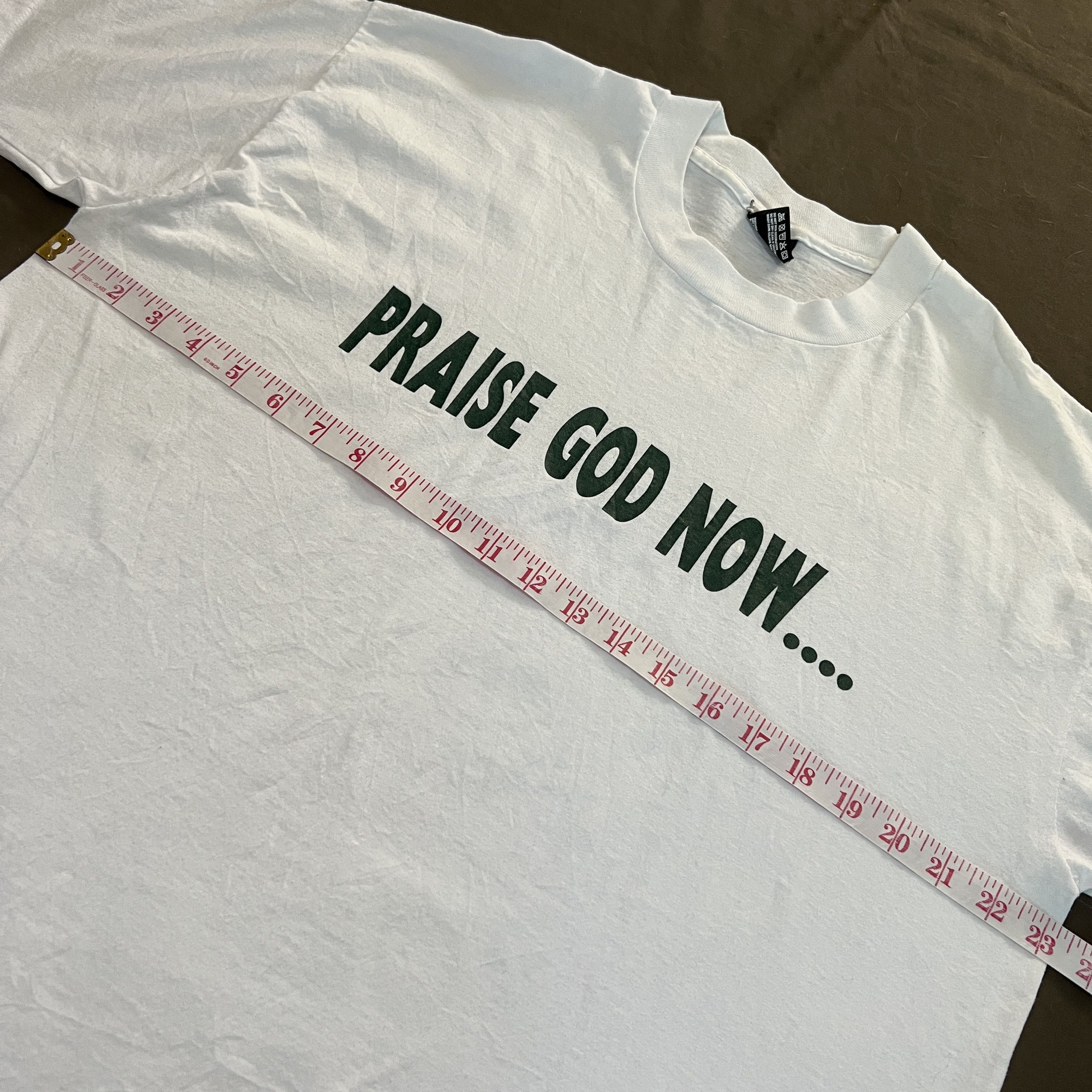 Vintage Vintage 90s Jesus God Holy Bible Promo Tee XL Size US XL / EU 56 / 4 - 7 Thumbnail