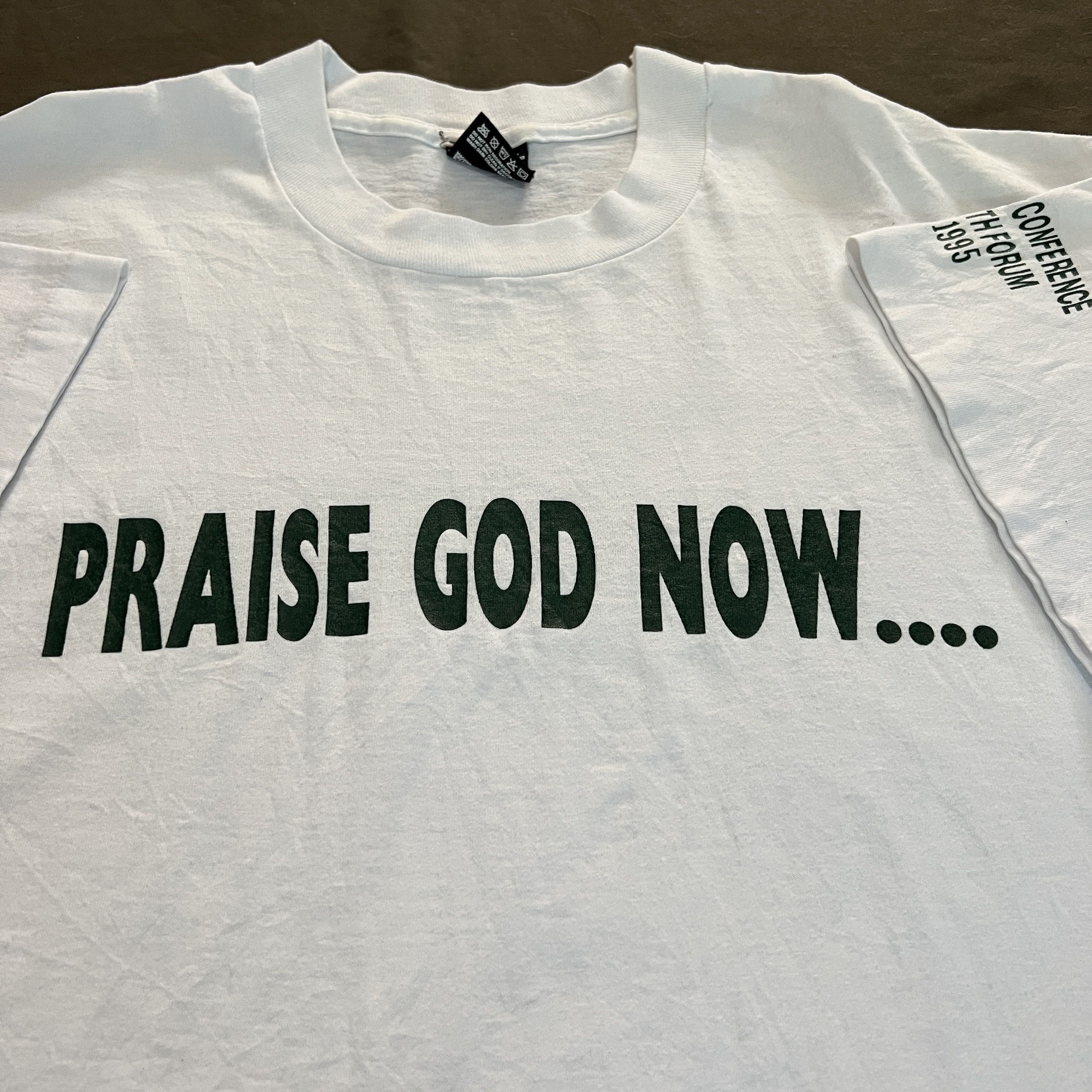 Vintage Vintage 90s Jesus God Holy Bible Promo Tee XL Size US XL / EU 56 / 4 - 1 Thumbnail