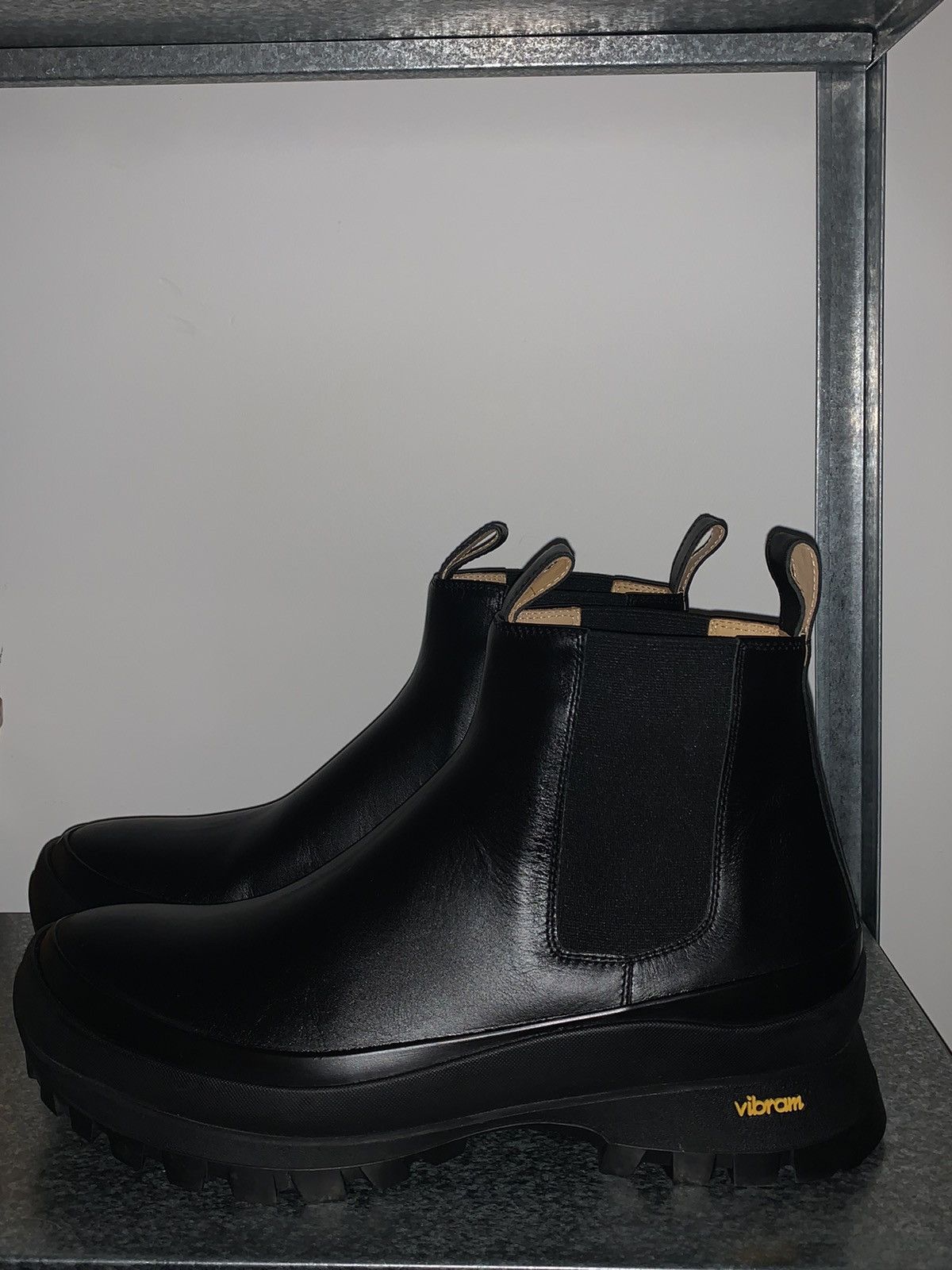 Jil Sander Platform Vibram Rubber Sole Chelsea Boots Size US 12 / EU 45 - 5 Thumbnail