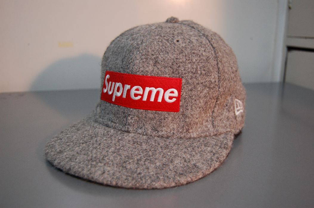 Supreme Supreme X Harris Tweed New Era | Grailed