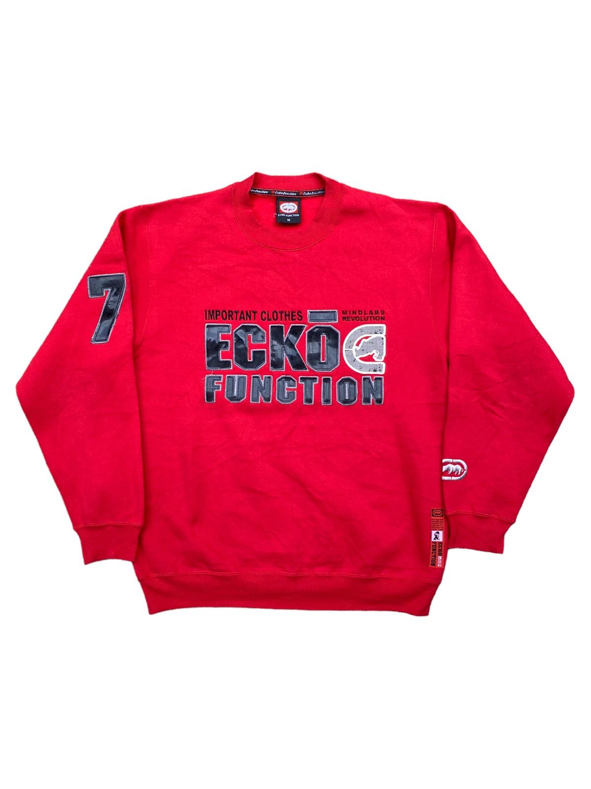 image of Vintage Ecko Function Big Spell Out Sweatshirt. A5 in Red, Men's (Size Large)