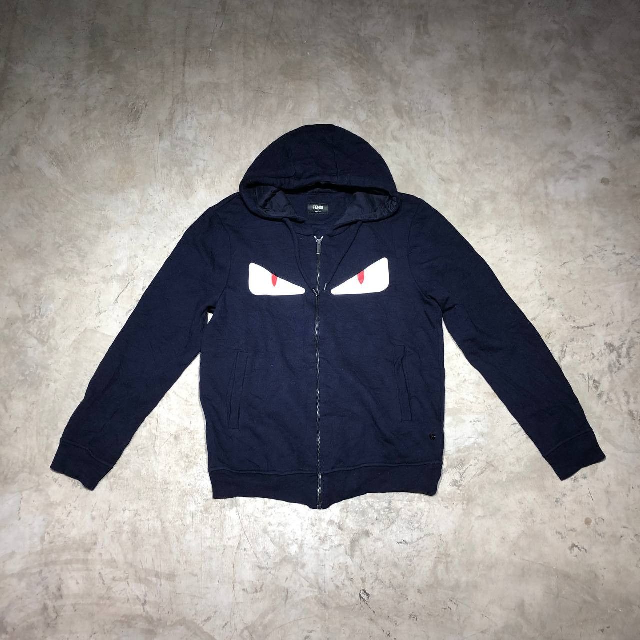 Fendi Fendi Monster Eyes zip up hoodie Grailed