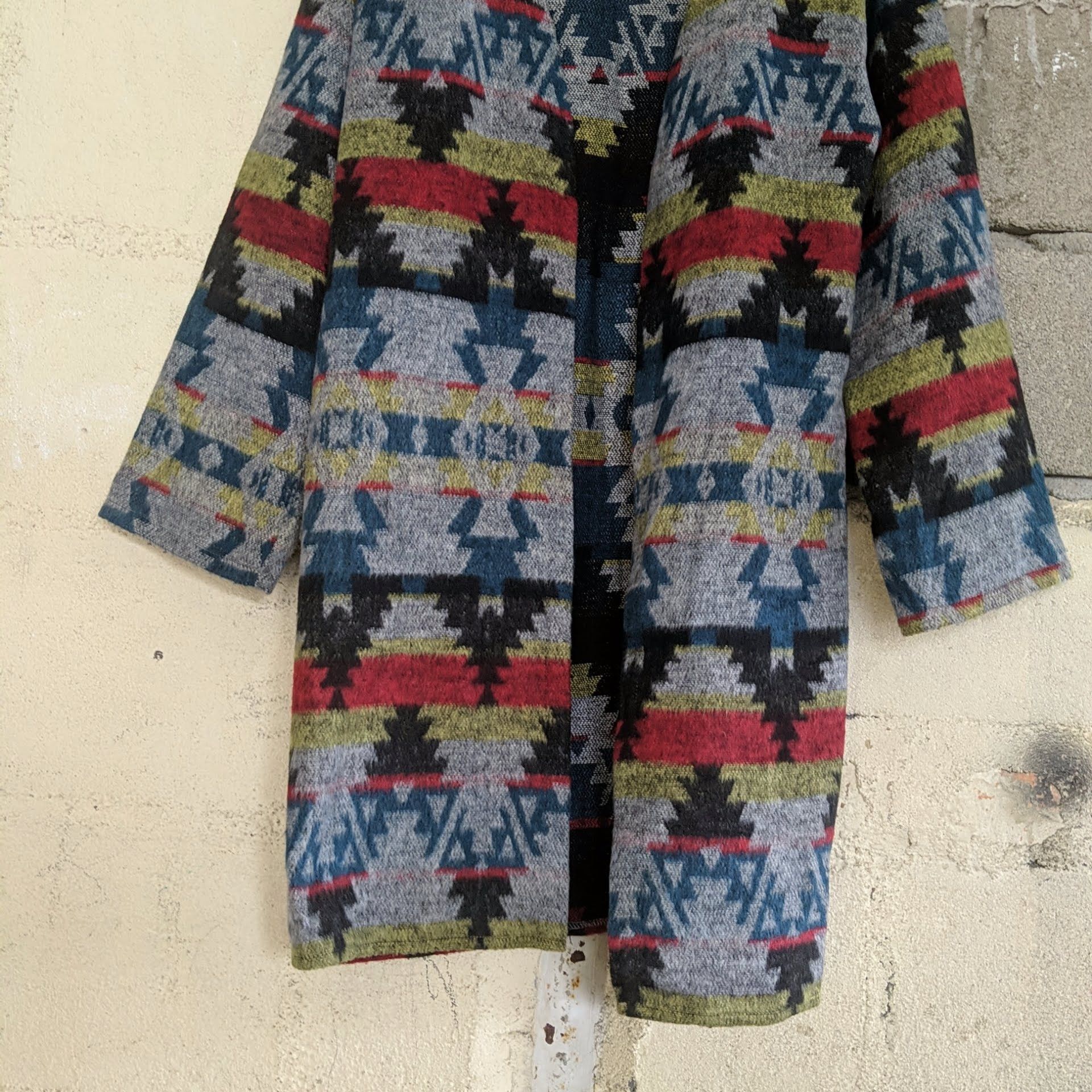 Raf by Raf Simons Vintage Raf Raf Navajo Long Cardigan Knitwear Size US S / EU 44-46 / 1 - 4 Thumbnail