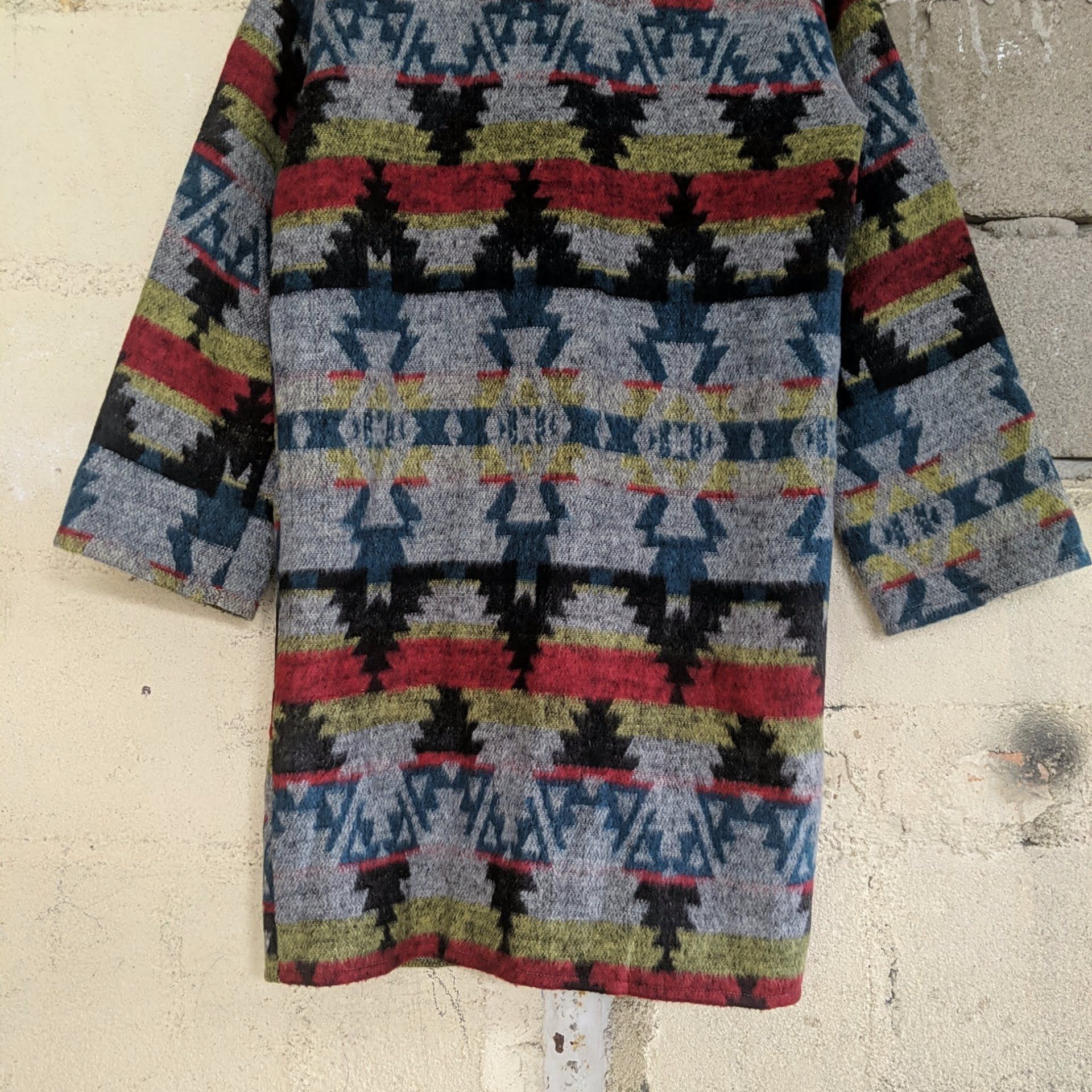 Raf by Raf Simons Vintage Raf Raf Navajo Long Cardigan Knitwear Size US S / EU 44-46 / 1 - 11 Thumbnail