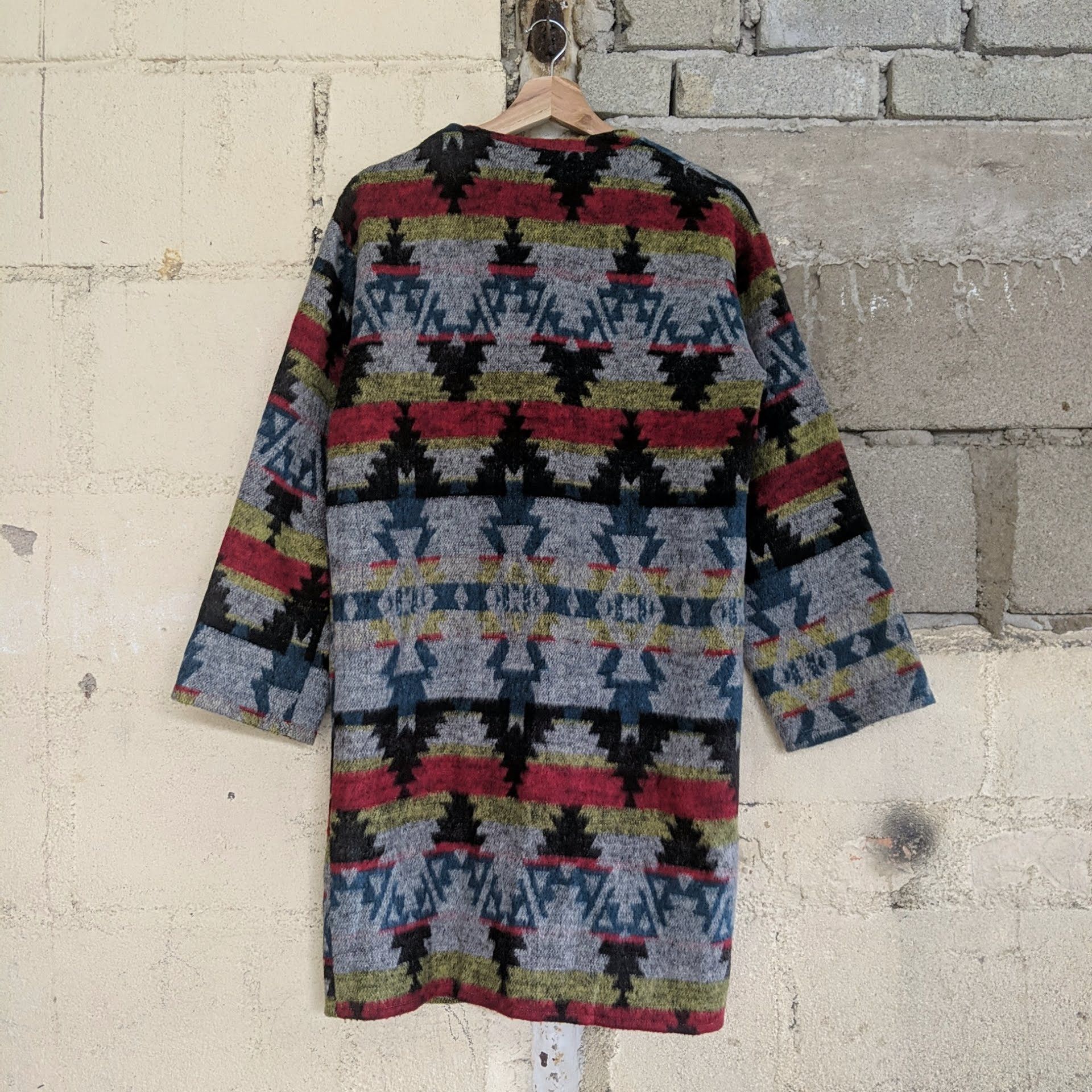 Raf by Raf Simons Vintage Raf Raf Navajo Long Cardigan Knitwear Size US S / EU 44-46 / 1 - 9 Thumbnail