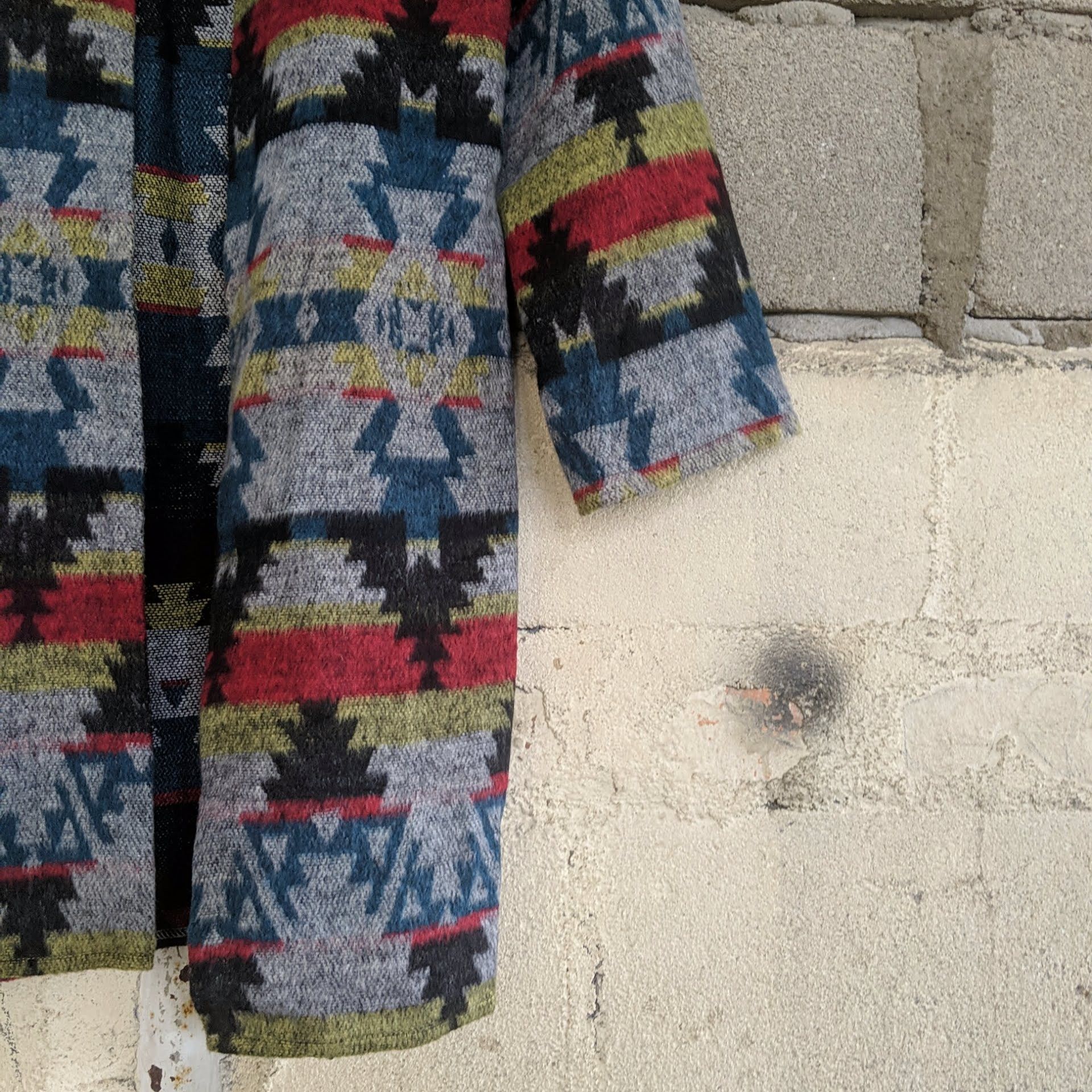 Raf by Raf Simons Vintage Raf Raf Navajo Long Cardigan Knitwear Size US S / EU 44-46 / 1 - 6 Thumbnail