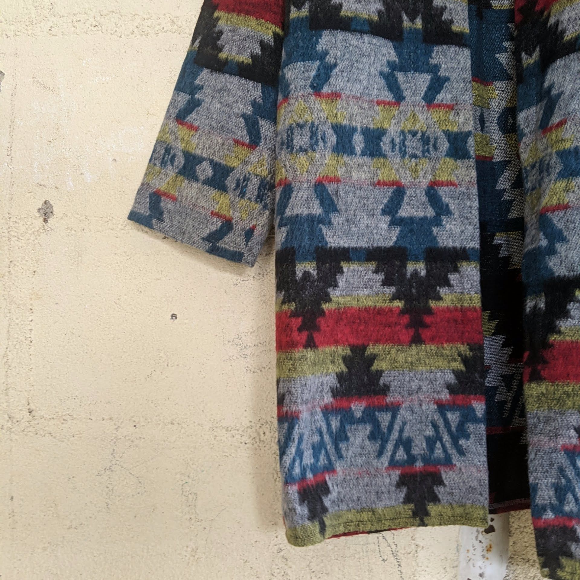 Raf by Raf Simons Vintage Raf Raf Navajo Long Cardigan Knitwear Size US S / EU 44-46 / 1 - 5 Thumbnail