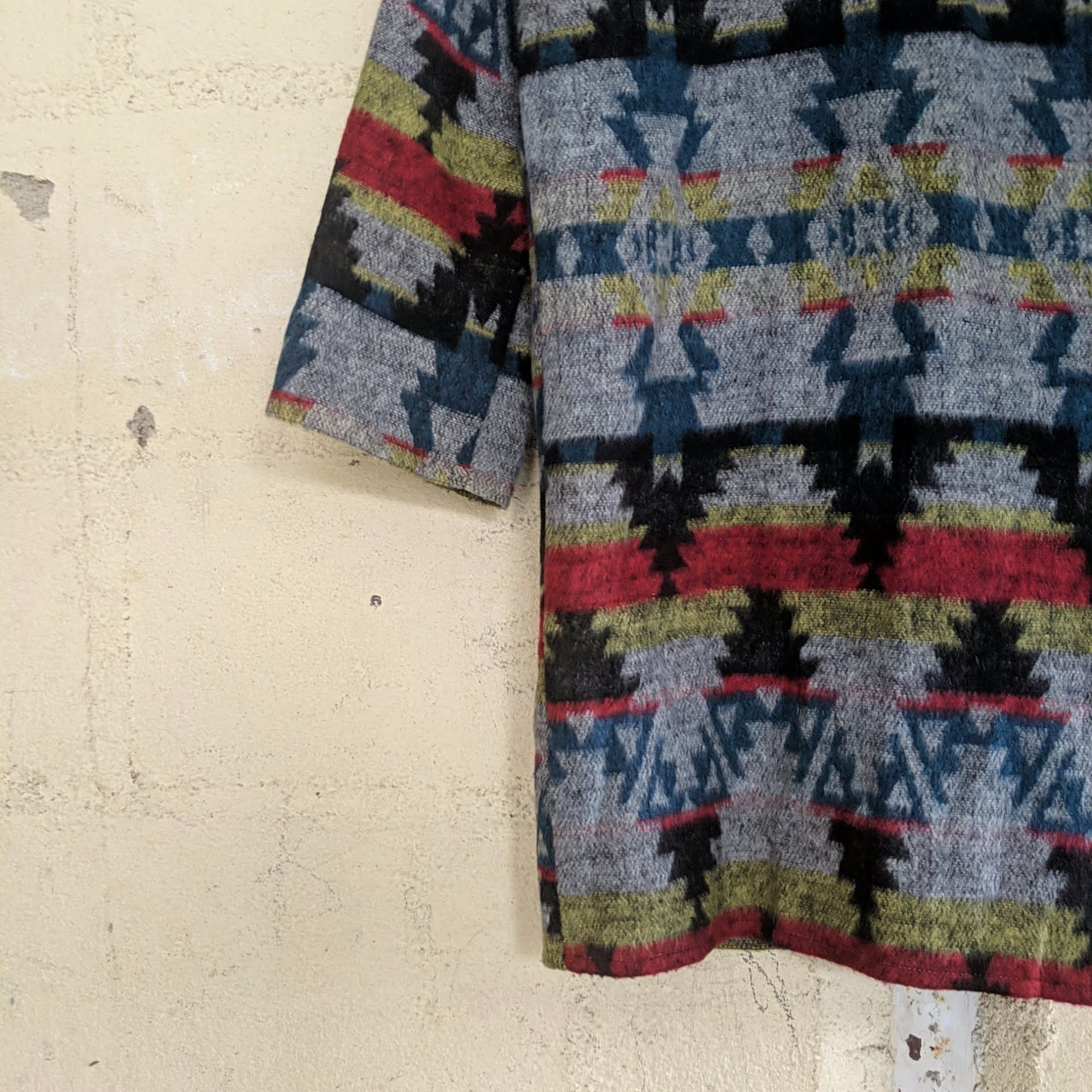 Raf by Raf Simons Vintage Raf Raf Navajo Long Cardigan Knitwear Size US S / EU 44-46 / 1 - 12 Thumbnail