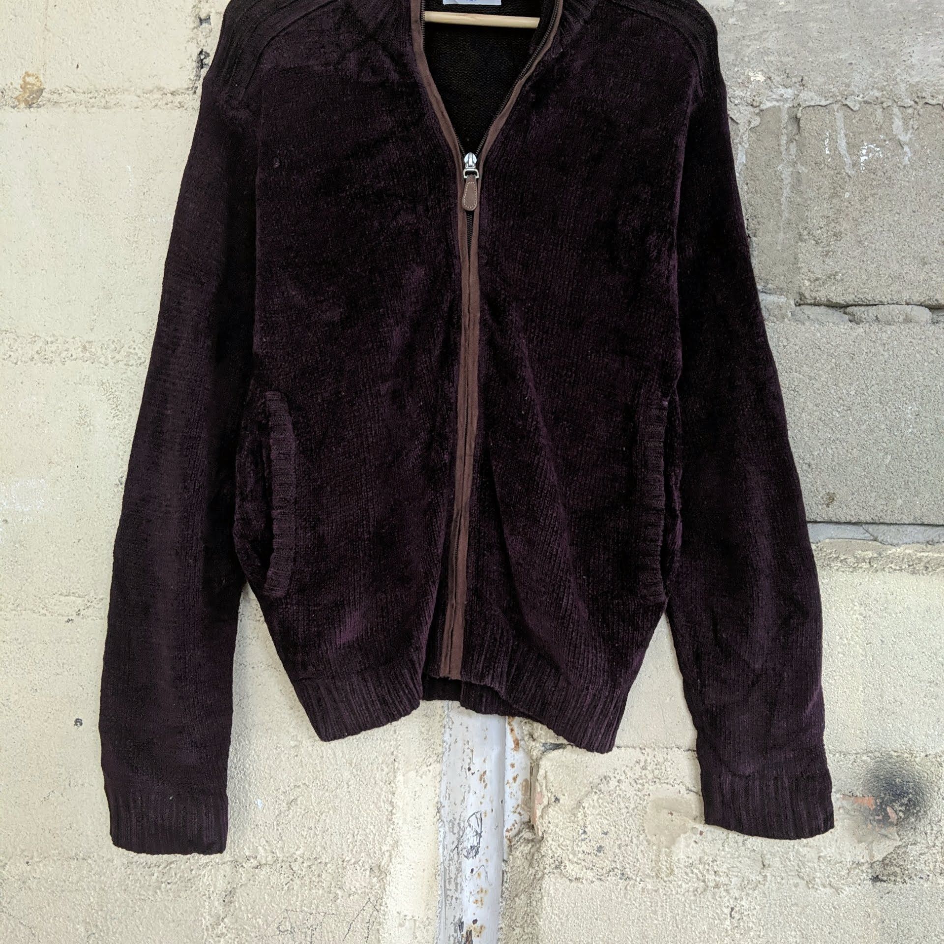 Aran Isles Knitwear × Japanese Brand × Vintage Vintage Madison Walker Zipper Sweater Knitwear Rare Colour Size US S / EU 44-46 / 1 - 3 Thumbnail