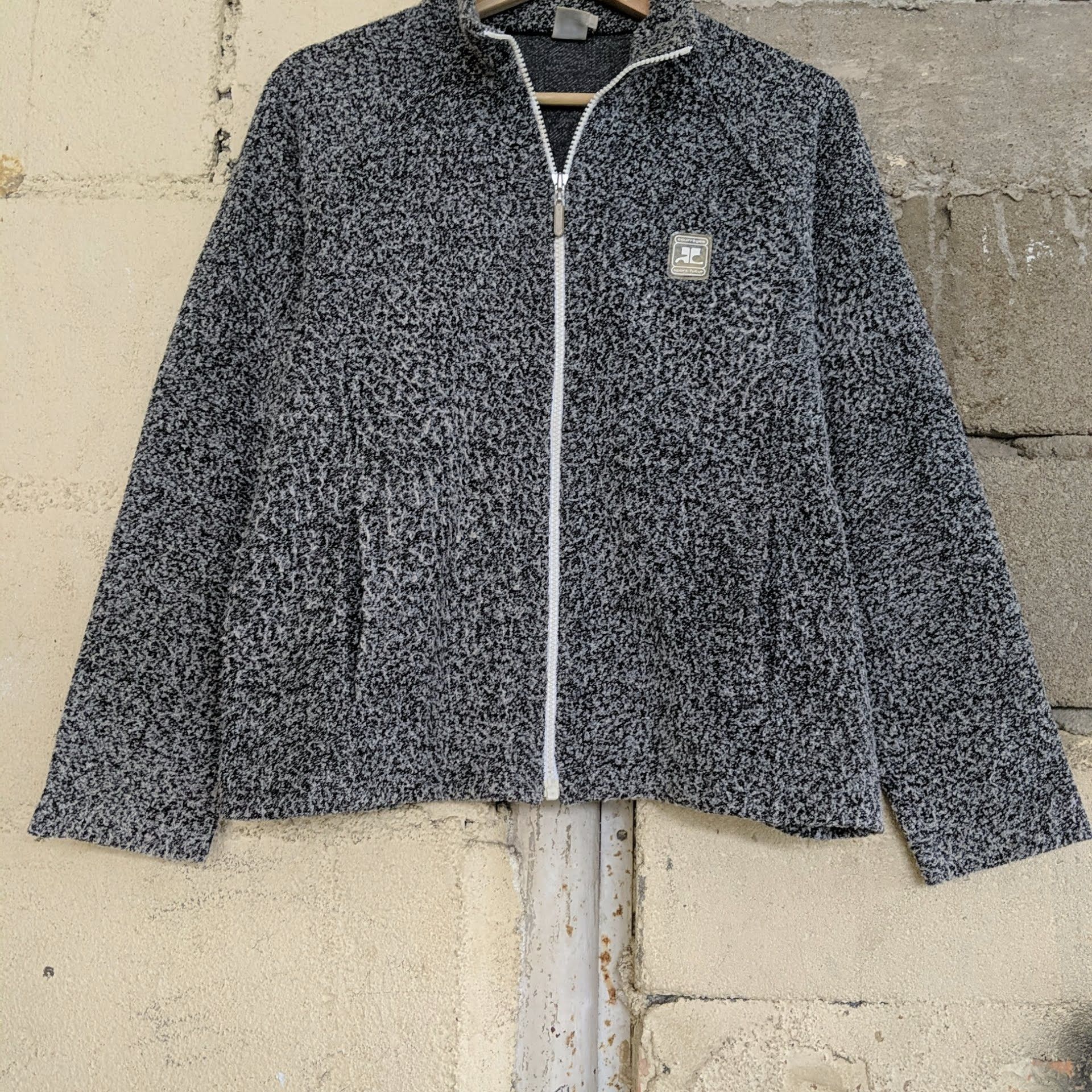 Courreges Vintage Courreges Sport Futur Sheep Sweater Knitwear Zipper Size US M / EU 48-50 / 2 - 3 Thumbnail