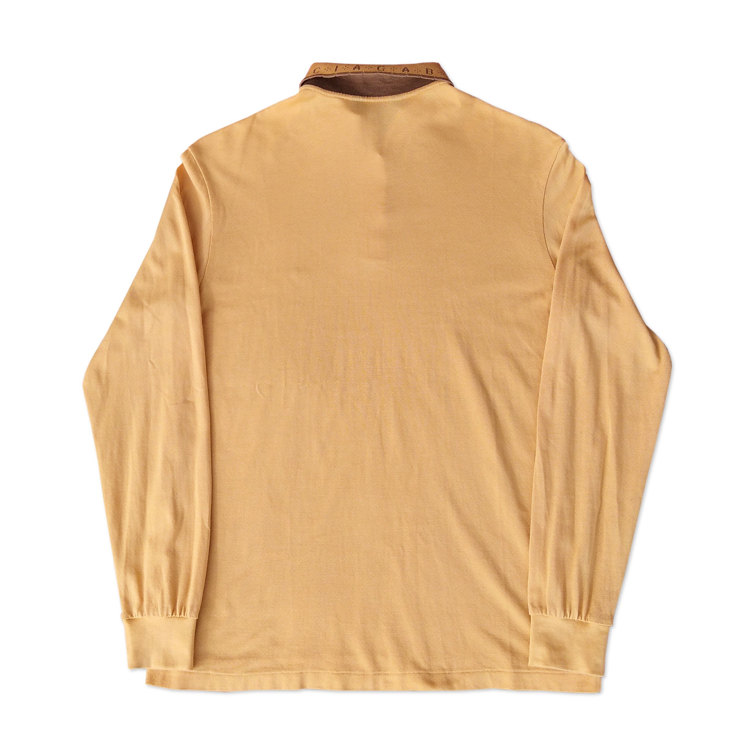 Balenciaga Vintage 90s Balenciaga BB Logo Golf Long Sleeve Polo Shirt Size US M / EU 48-50 / 2 - 7 Thumbnail
