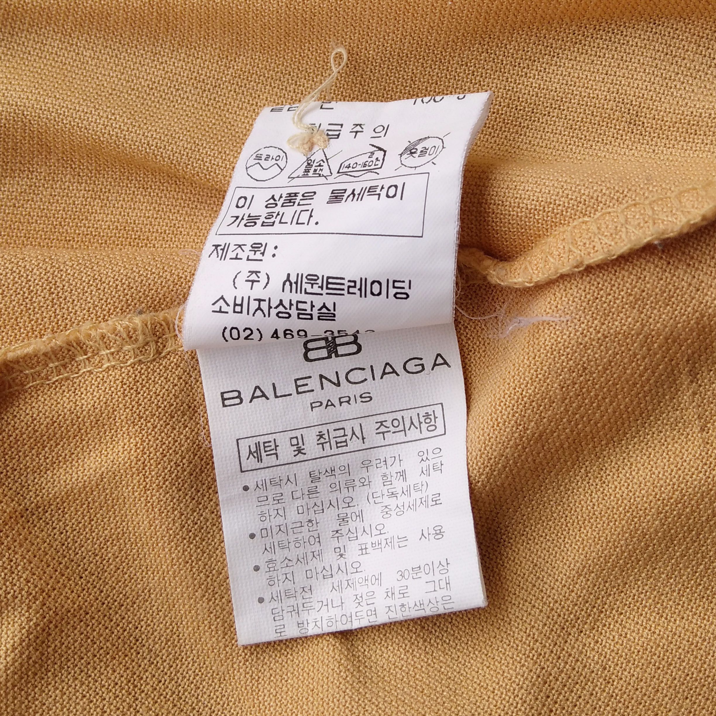 Balenciaga Vintage 90s Balenciaga BB Logo Golf Long Sleeve Polo Shirt Size US M / EU 48-50 / 2 - 6 Thumbnail