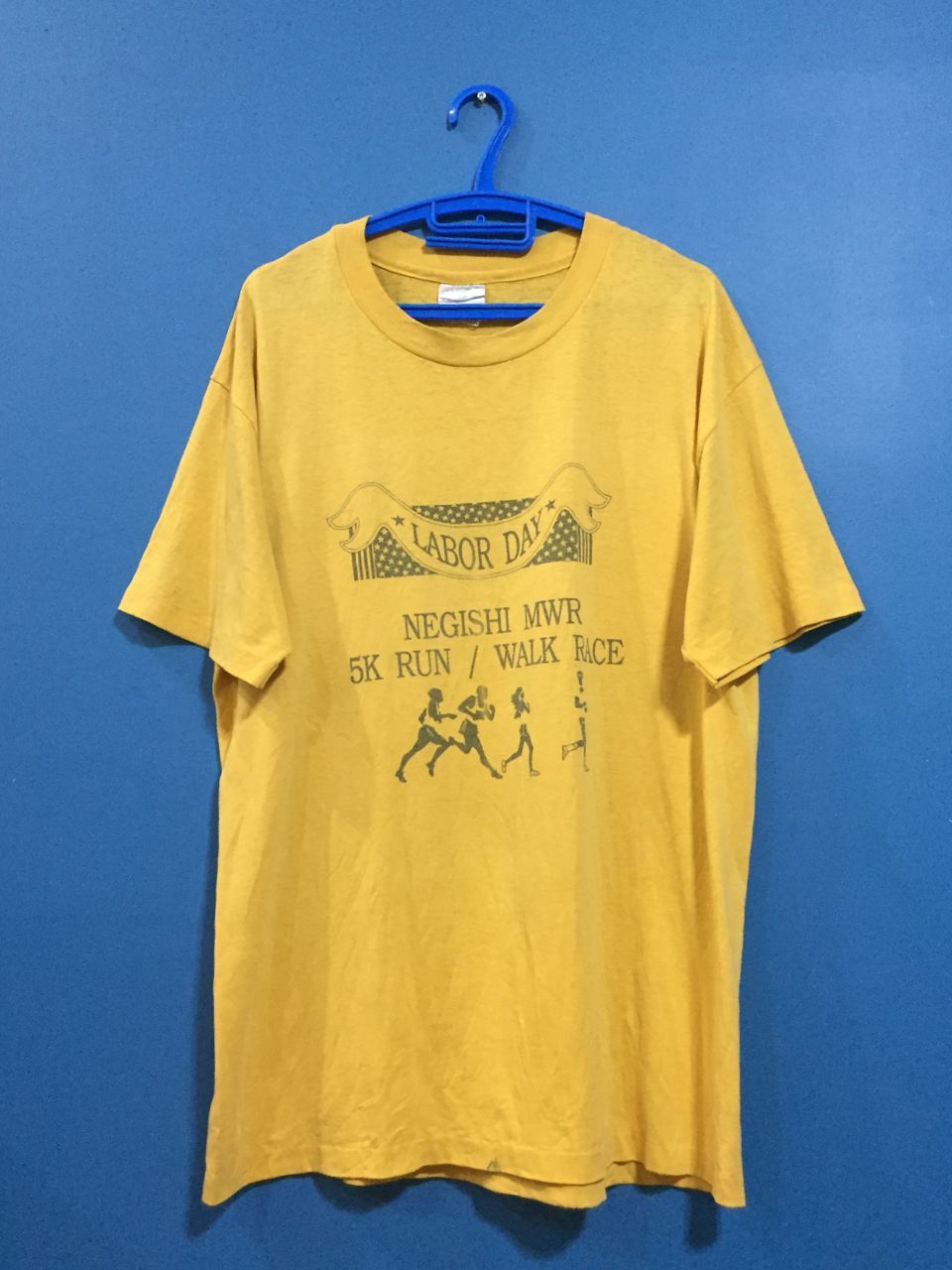 Vintage Vintage rare running marathon tee shirt run hanes Size US L / EU 52-54 / 3 - 1 Thumbnail