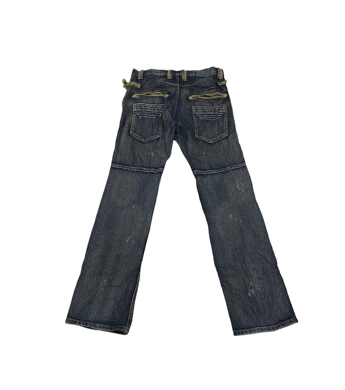 Japanese Brand Tornado Flare japan punk distressed jean Brth Breath Pant Size US 32 / EU 48 - 2 Thumbnail