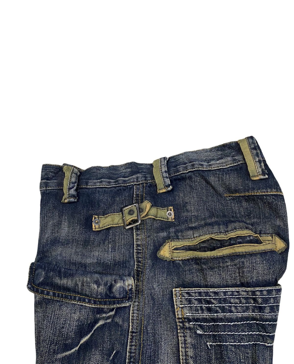 Japanese Brand Tornado Flare japan punk distressed jean Brth Breath Pant Size US 32 / EU 48 - 16 Thumbnail