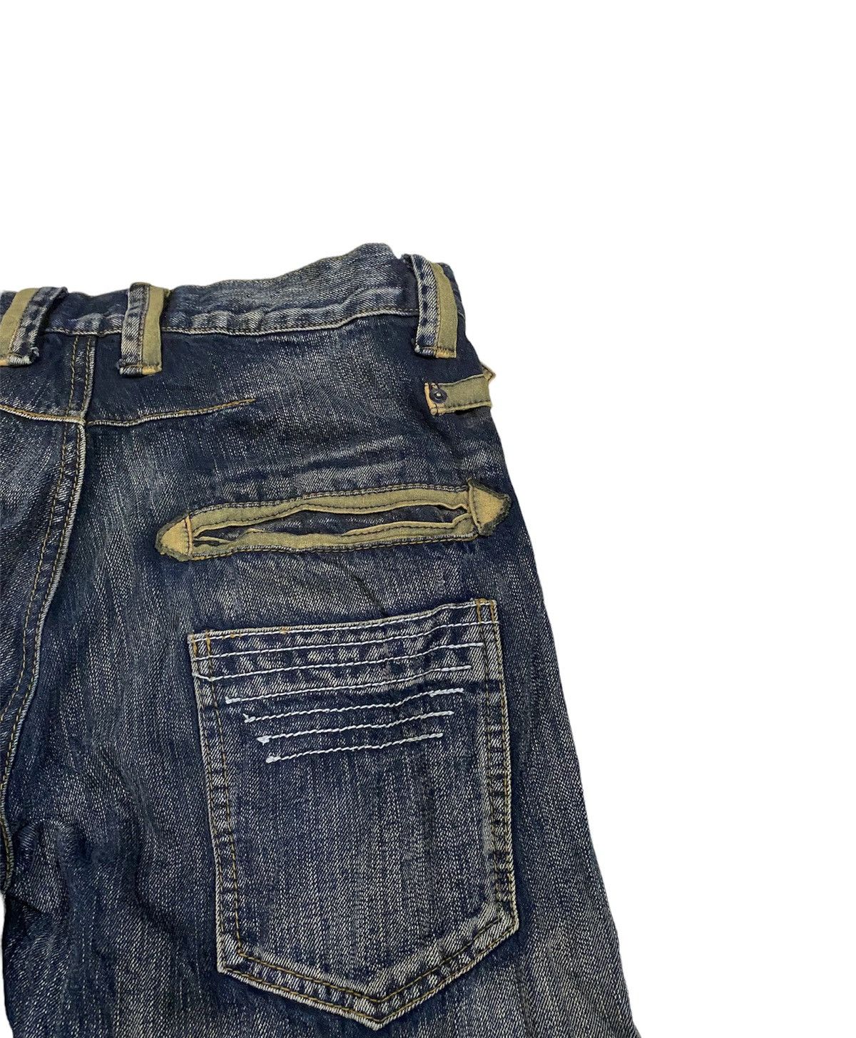Japanese Brand Tornado Flare japan punk distressed jean Brth Breath Pant Size US 32 / EU 48 - 14 Thumbnail