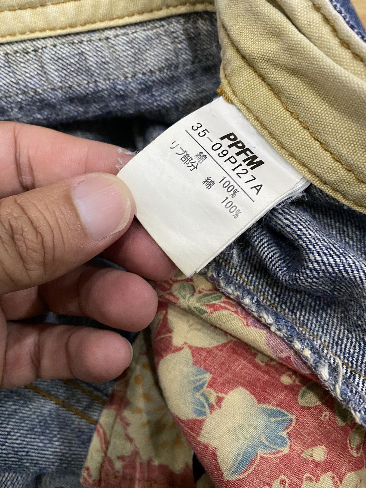 Japanese Brand Rare distressed Japan PPFM patches Punk jean Pant Size US 34 / EU 50 - 9 Thumbnail