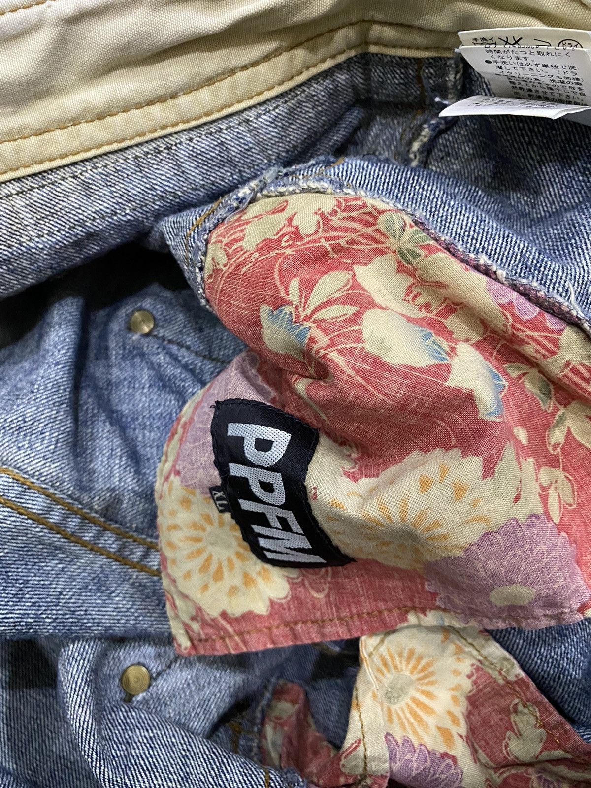 Japanese Brand Rare distressed Japan PPFM patches Punk jean Pant Size US 34 / EU 50 - 8 Thumbnail