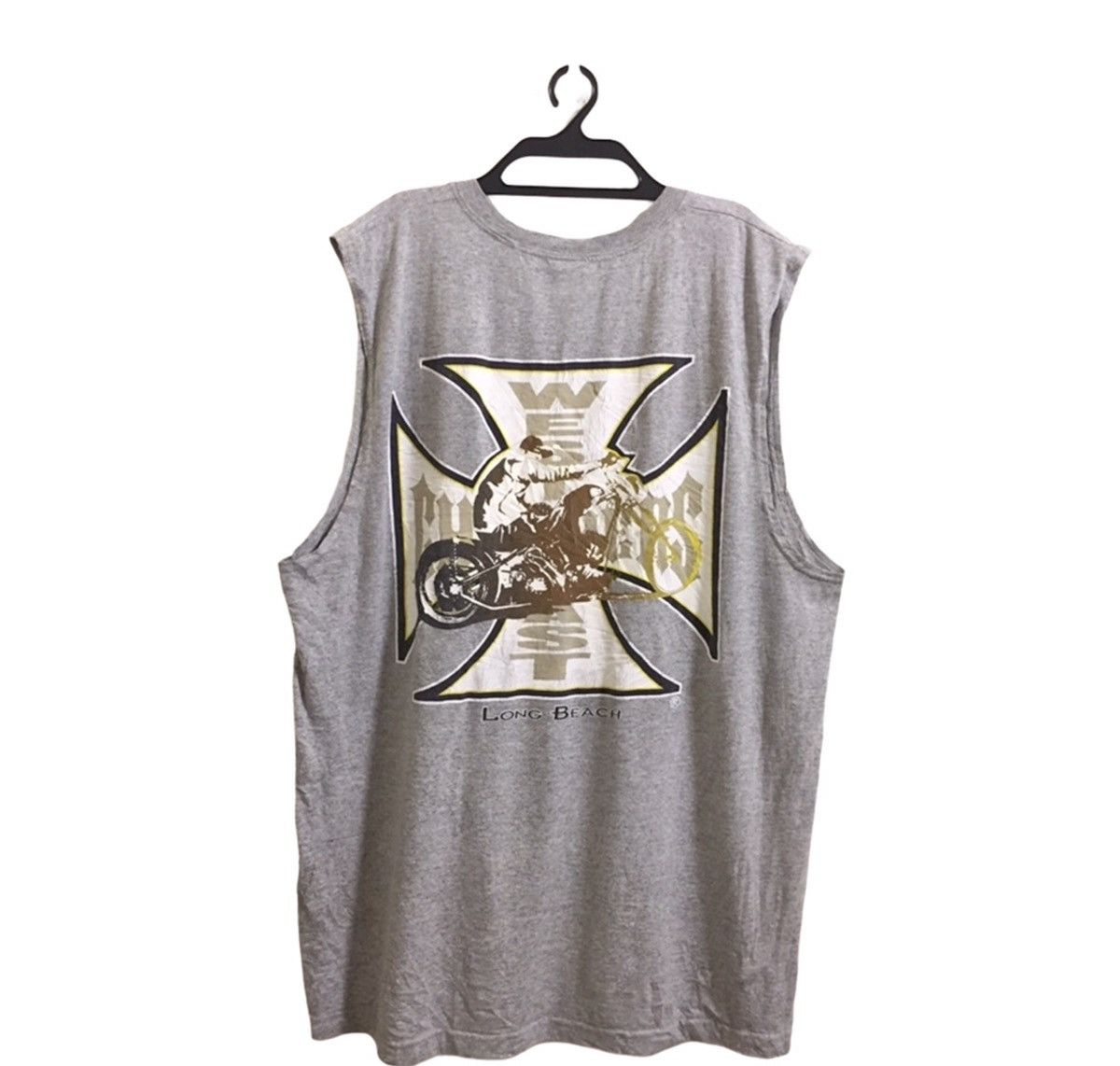 Sweat Vintage West Coast Chopper Garage - Motif Moto Rétro - Pour Biker Homme Femme - Cadeau Père Noël Fête