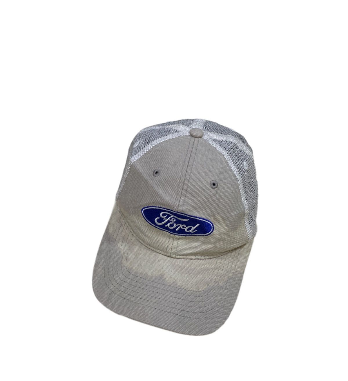 Ford Vintage Bleach Trucker Ford Cap hat Embroided Logo Size ONE SIZE - 1 Thumbnail