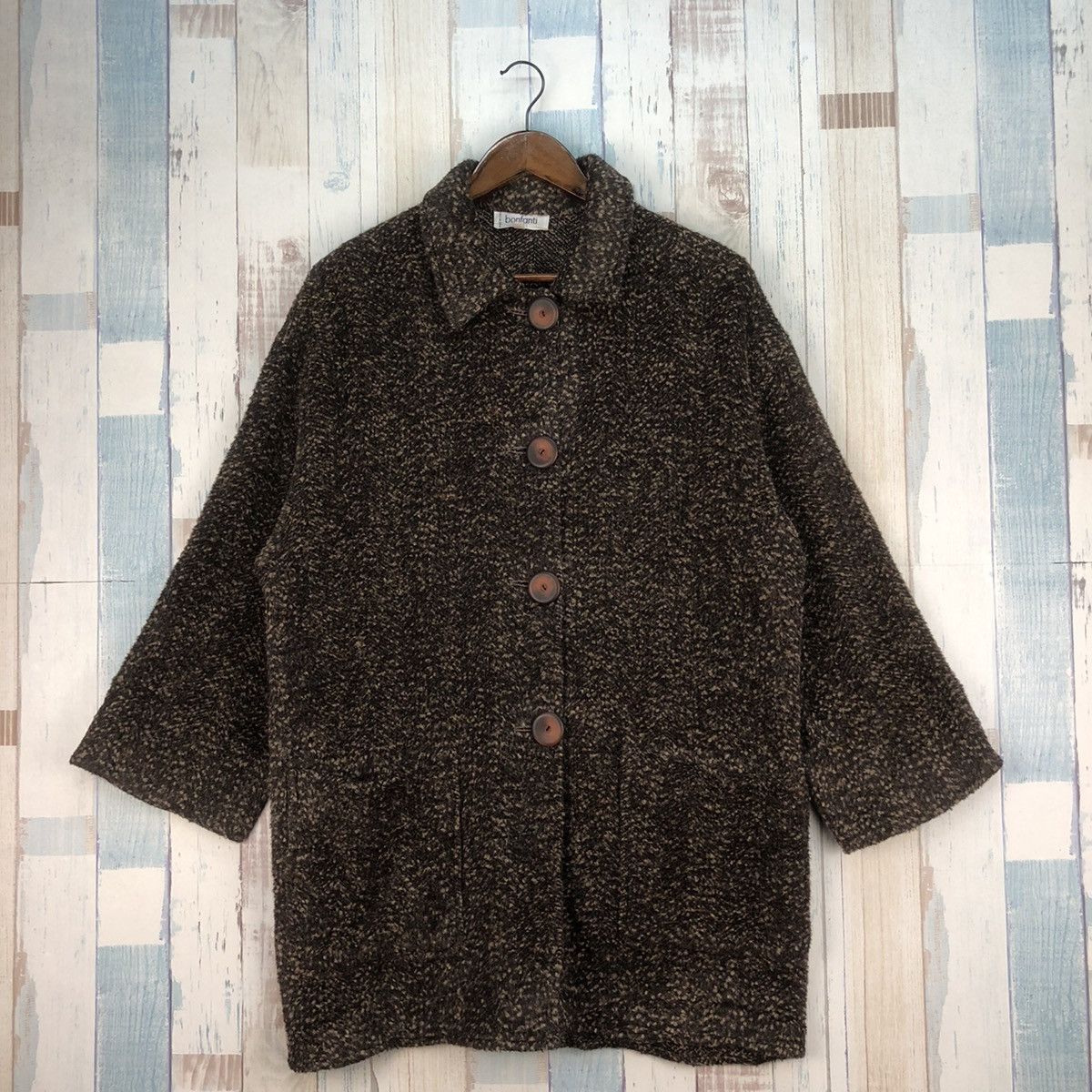 Vintage Vintage Bonfanti Wool Jacket Size L / US 10 / IT 46 - 1 Thumbnail