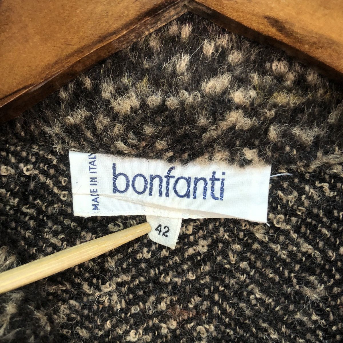 Vintage Vintage Bonfanti Wool Jacket Size L / US 10 / IT 46 - 8 Thumbnail
