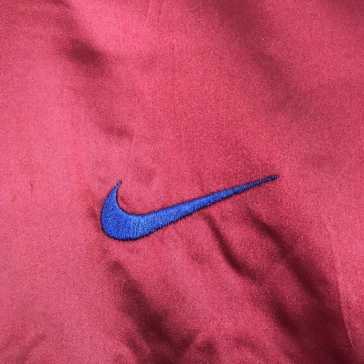 Nike × Vintage Vintage 90s NIKE Big Swoosh Coach Long Jacket Big SwooshLogo Size US XL / EU 56 / 4 - 4 Thumbnail