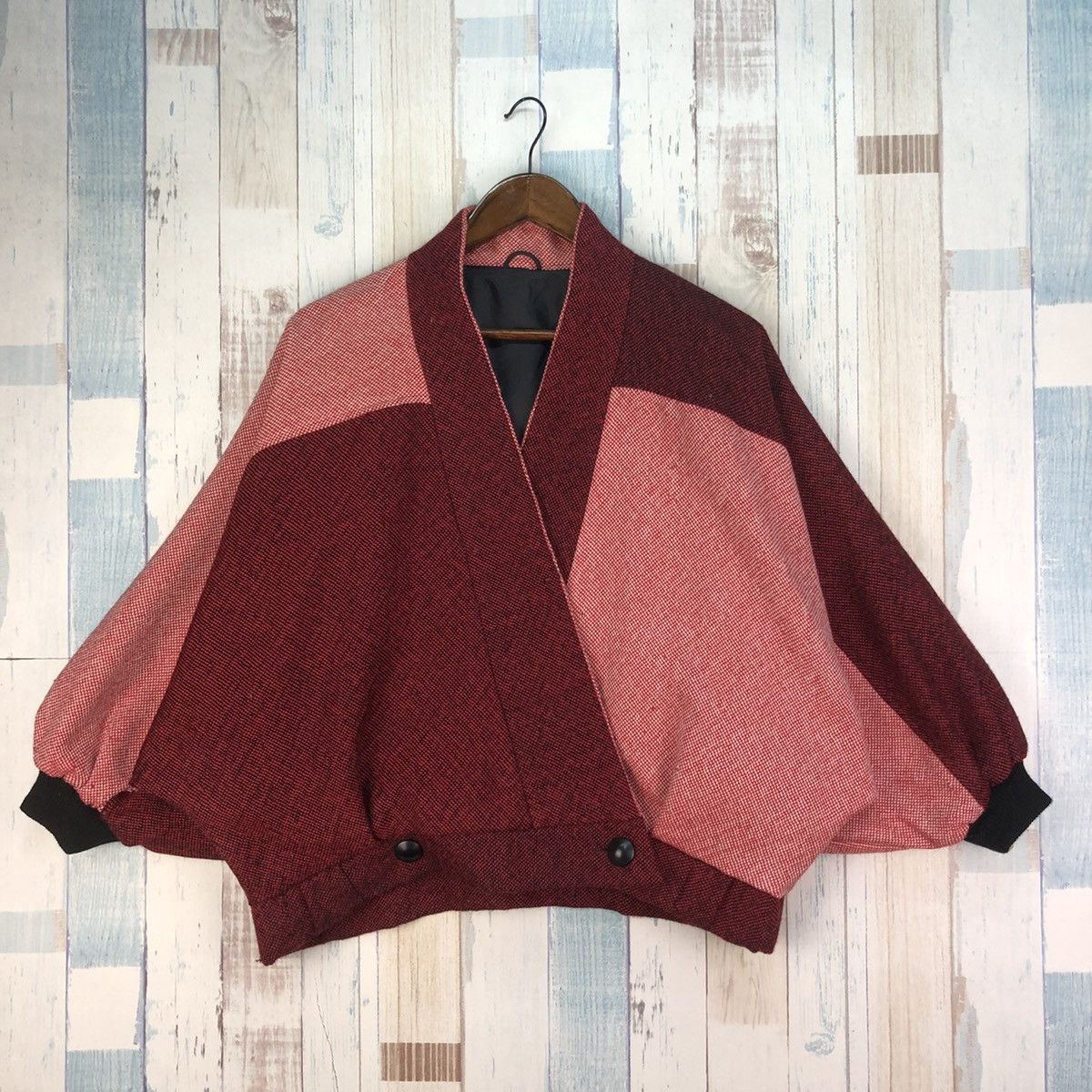 Japanese Brand × Vintage RARE Vintage Japanese Brand Jacket Colour Block Size M / US 6-8 / IT 42-44 - 1 Thumbnail