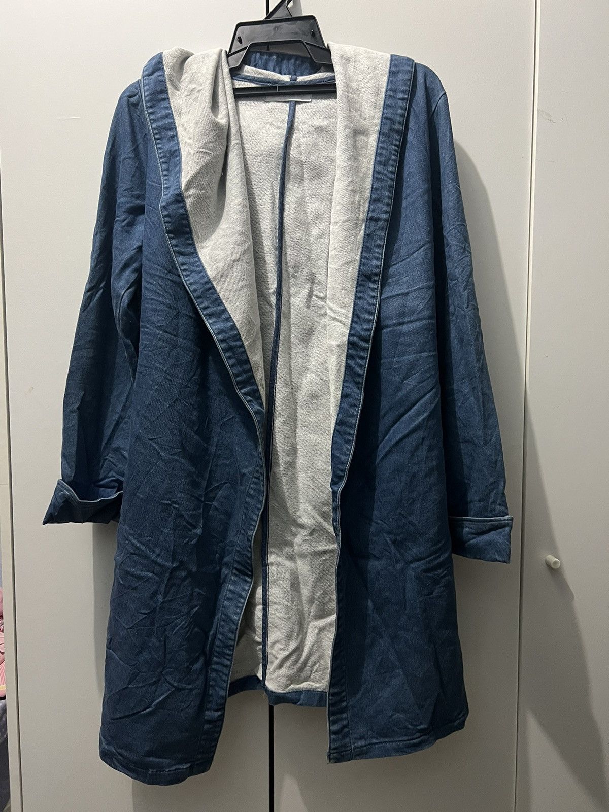 Japanese Brand Cecil McBEE Hoodie Denim Parkas Size US M / EU 48-50 / 2 - 1 Thumbnail