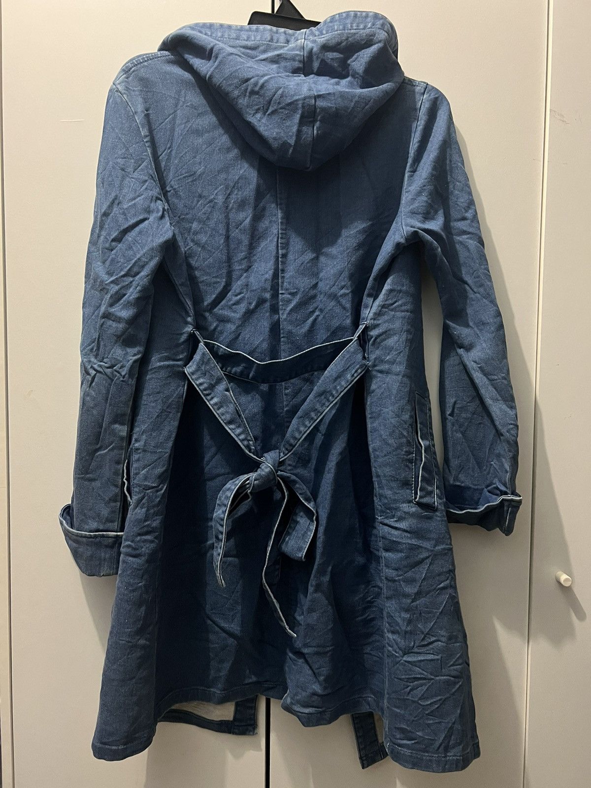 Japanese Brand Cecil McBEE Hoodie Denim Parkas Size US M / EU 48-50 / 2 - 2 Thumbnail