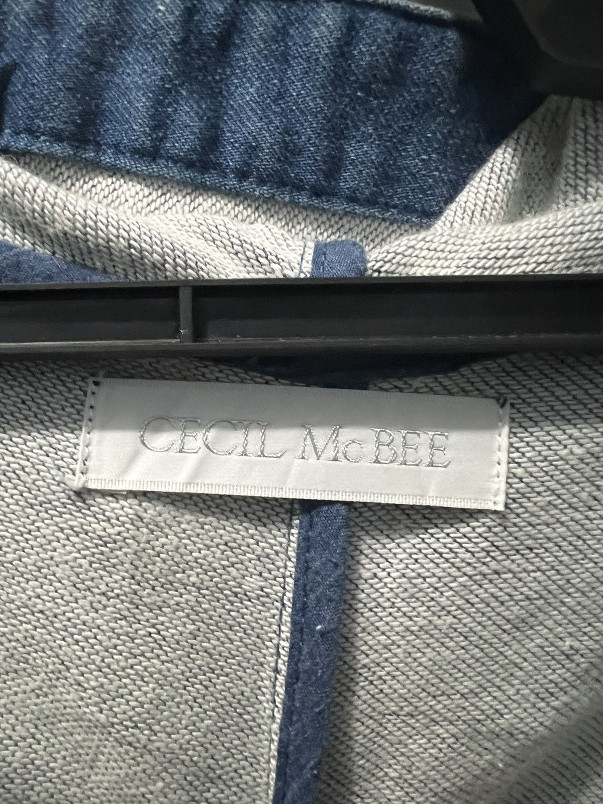 Japanese Brand Cecil McBEE Hoodie Denim Parkas Size US M / EU 48-50 / 2 - 6 Thumbnail