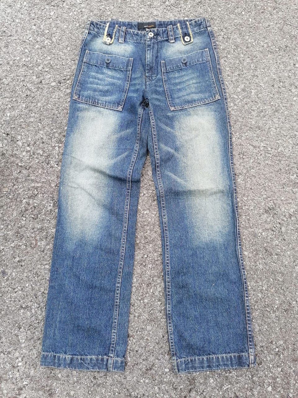Japanese Brand Net Men's Nice Design Pocket Jeans Size US 31 - 1 Thumbnail