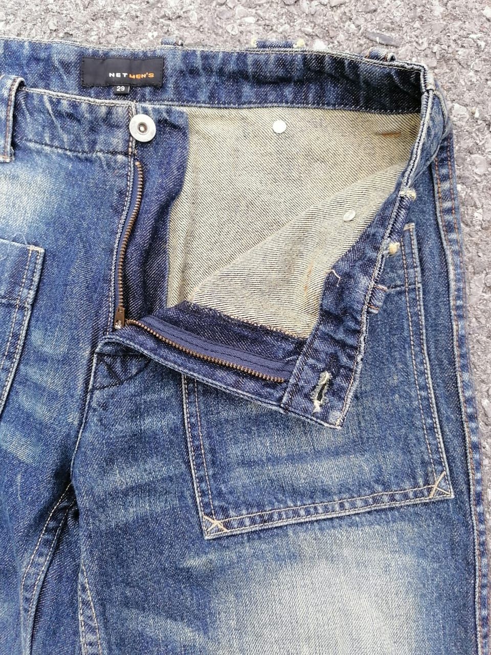 Japanese Brand Net Men's Nice Design Pocket Jeans Size US 31 - 5 Thumbnail
