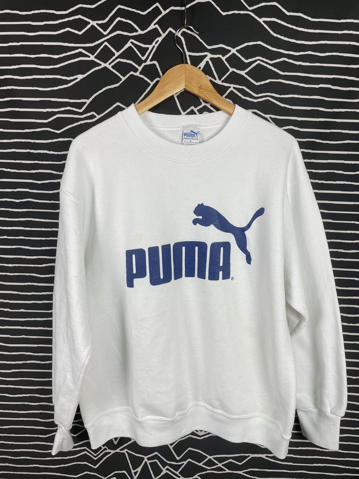 Puma Vintage Puma Big Logo Sweatshirt Size US L / EU 52-54 / 3 - 1 Thumbnail