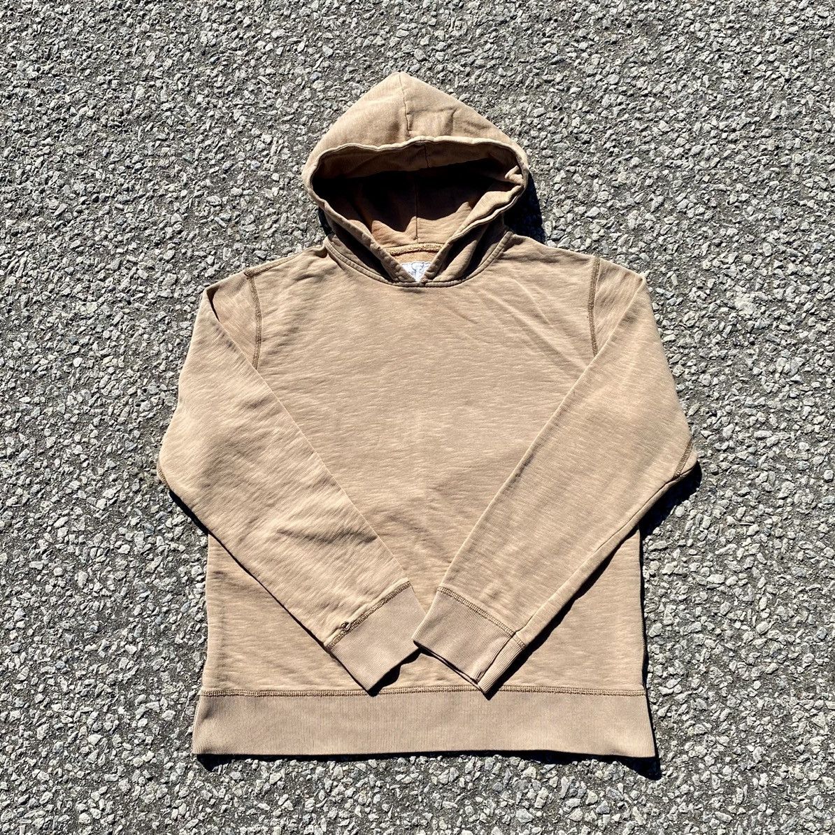 Gap Vintage 2007 Gap Blank Hoodie Brown Tan M Size US M / EU 48-50 / 2 - 1 Thumbnail