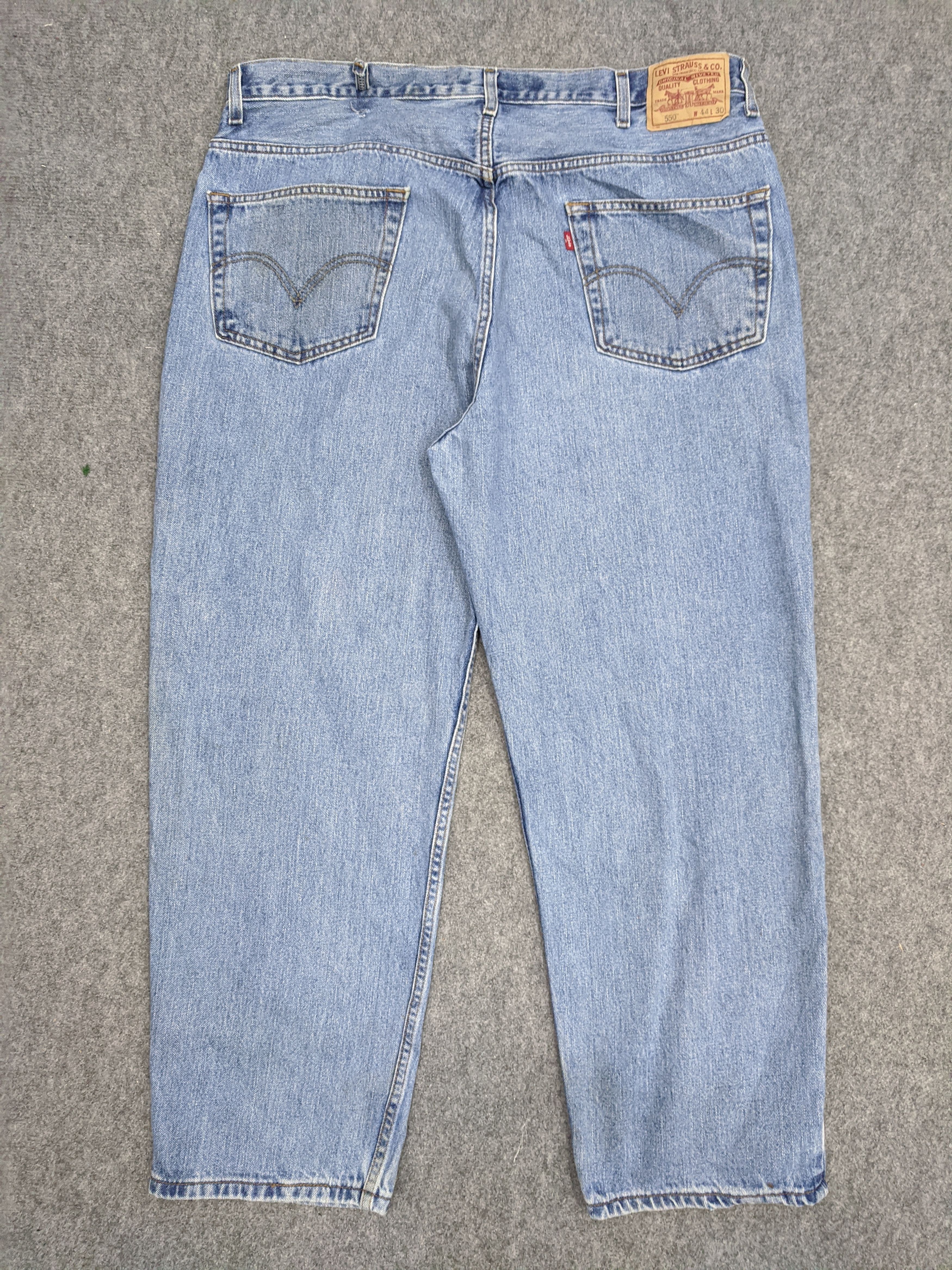 Levi's Vintage Levis 550 Lightwash Jeans DP0846 Size US 41 - 3 Thumbnail