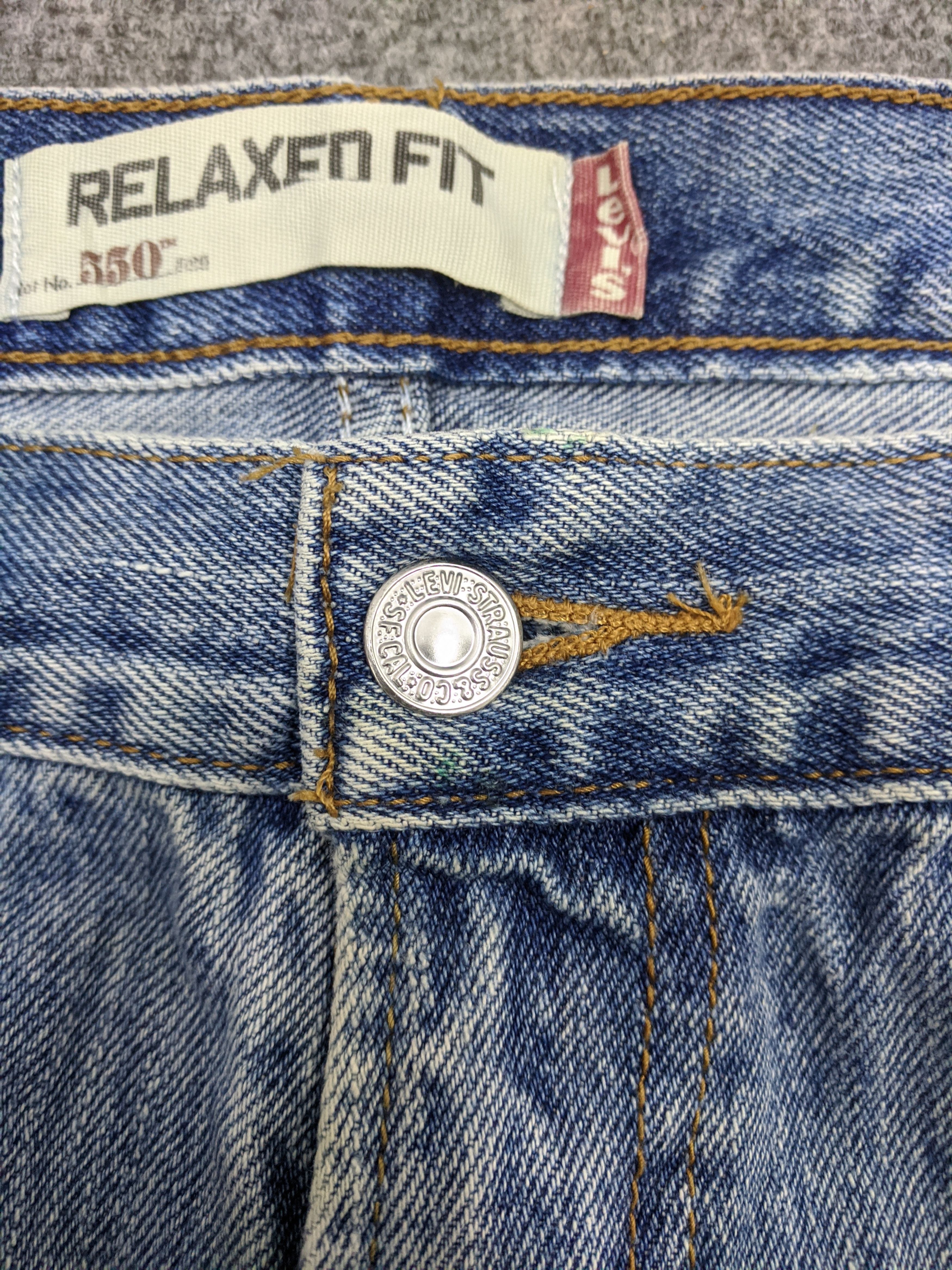 Levi's Vintage Levis 550 Lightwash Jeans DP0846 Size US 41 - 7 Thumbnail