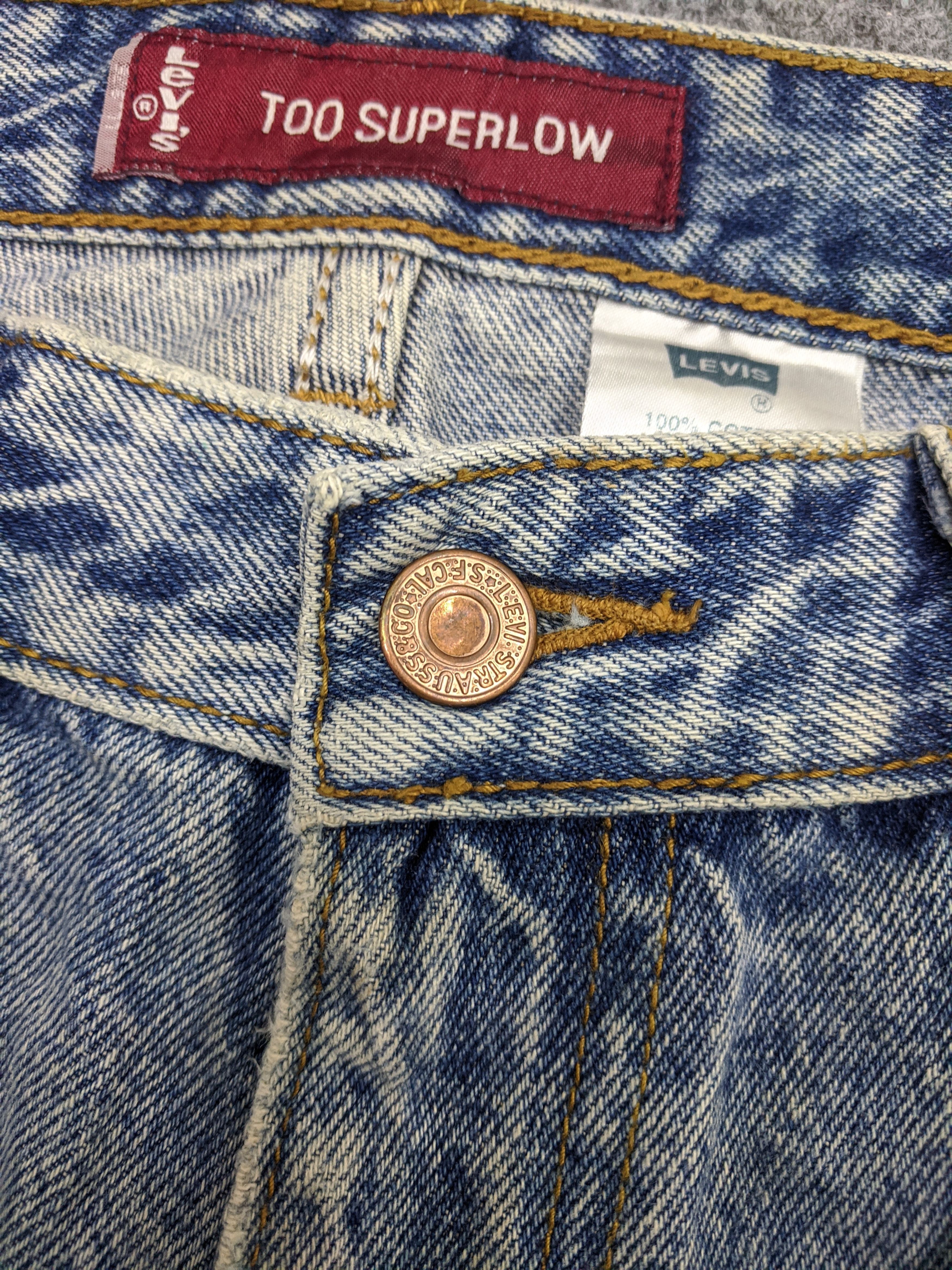 Levi's Vintage Levis 524 Jeans Super Low DP0697 Size US 34 / EU 50 - 11 Thumbnail