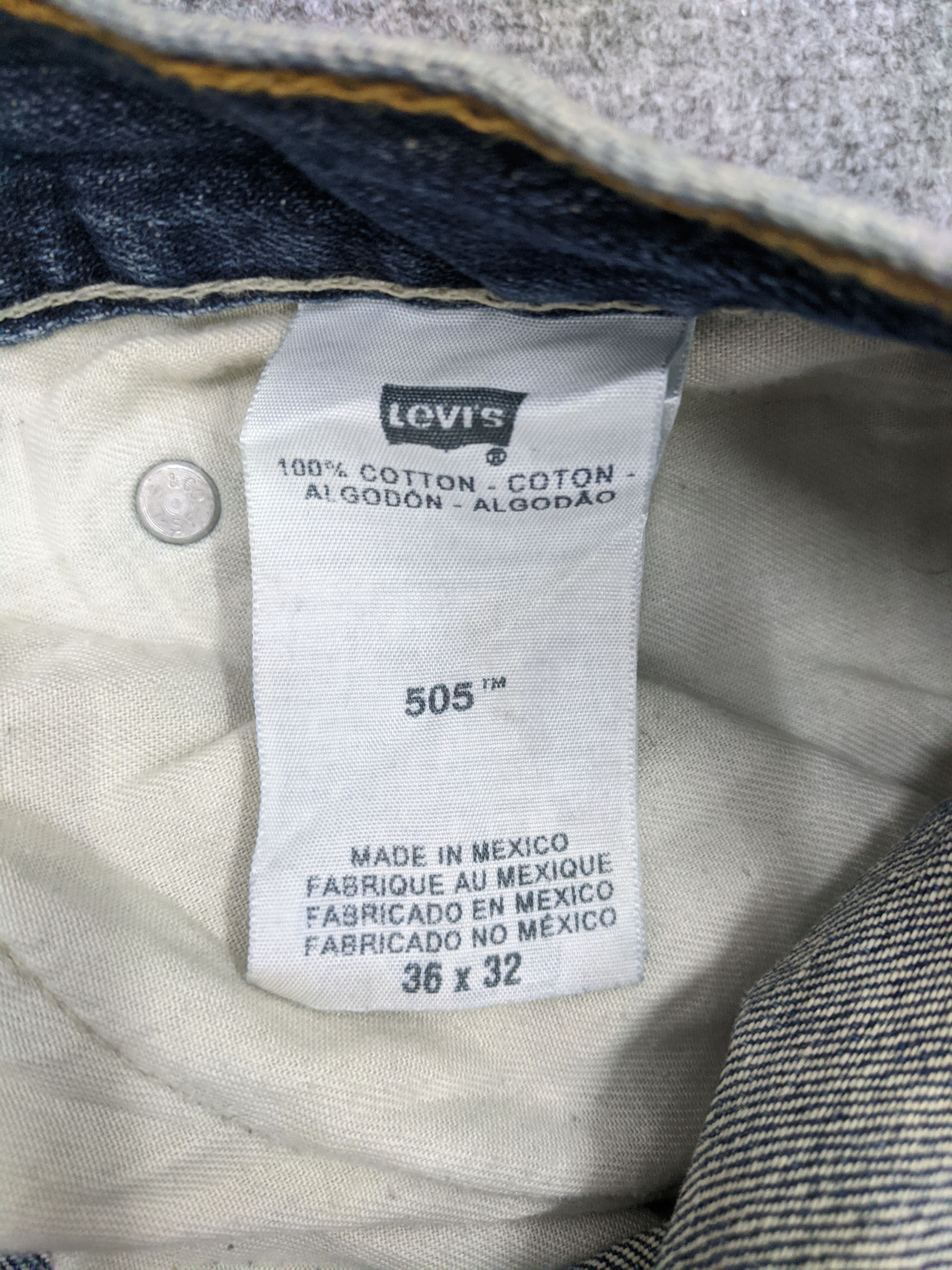 Levi's Vintage Levis 505 Light Wash Jeans DP0851 Size US 38 / EU 54 - 6 Thumbnail