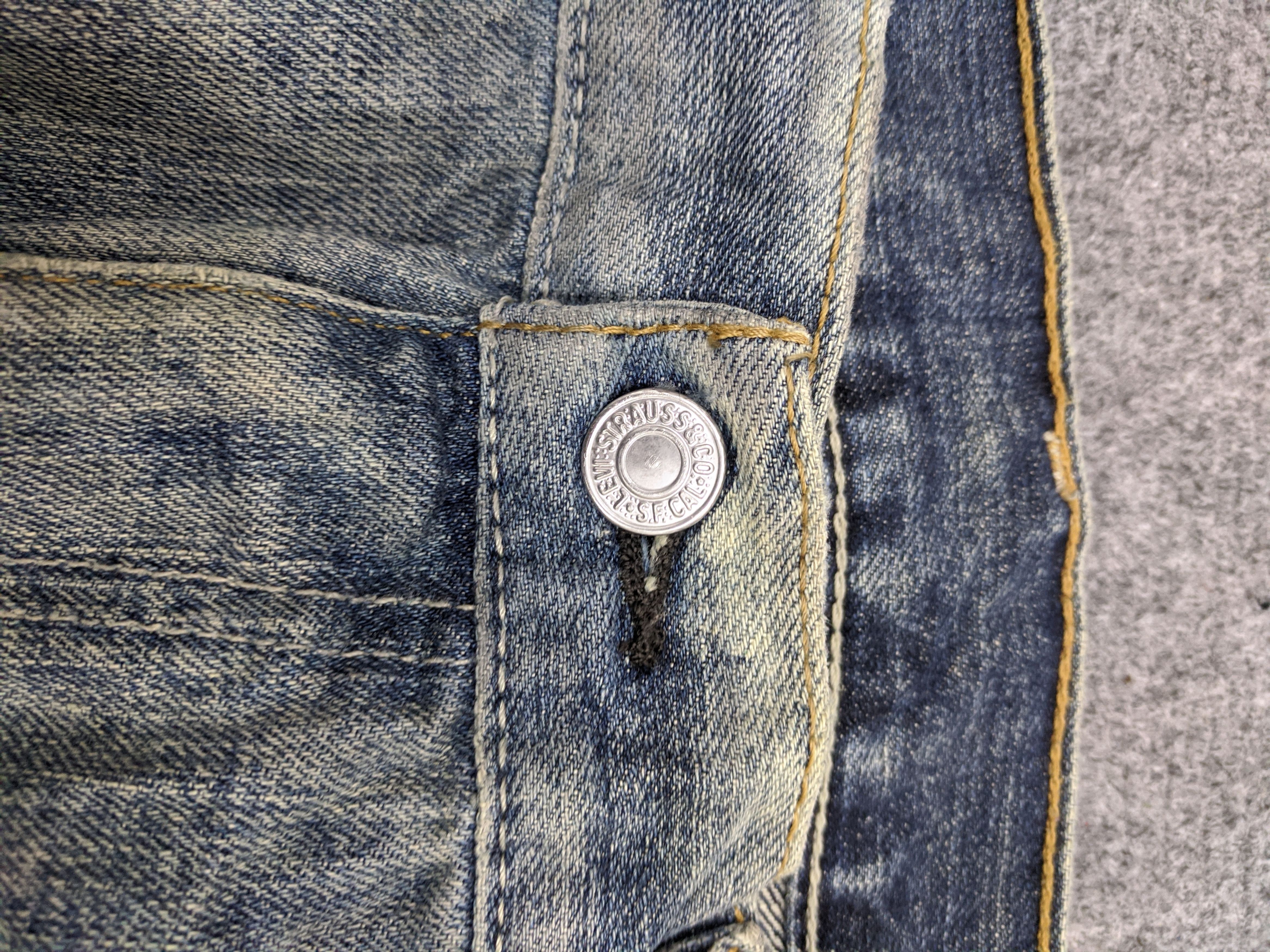 Levi's Vintage Levis 505 Light Wash Jeans DP0851 Size US 38 / EU 54 - 9 Thumbnail