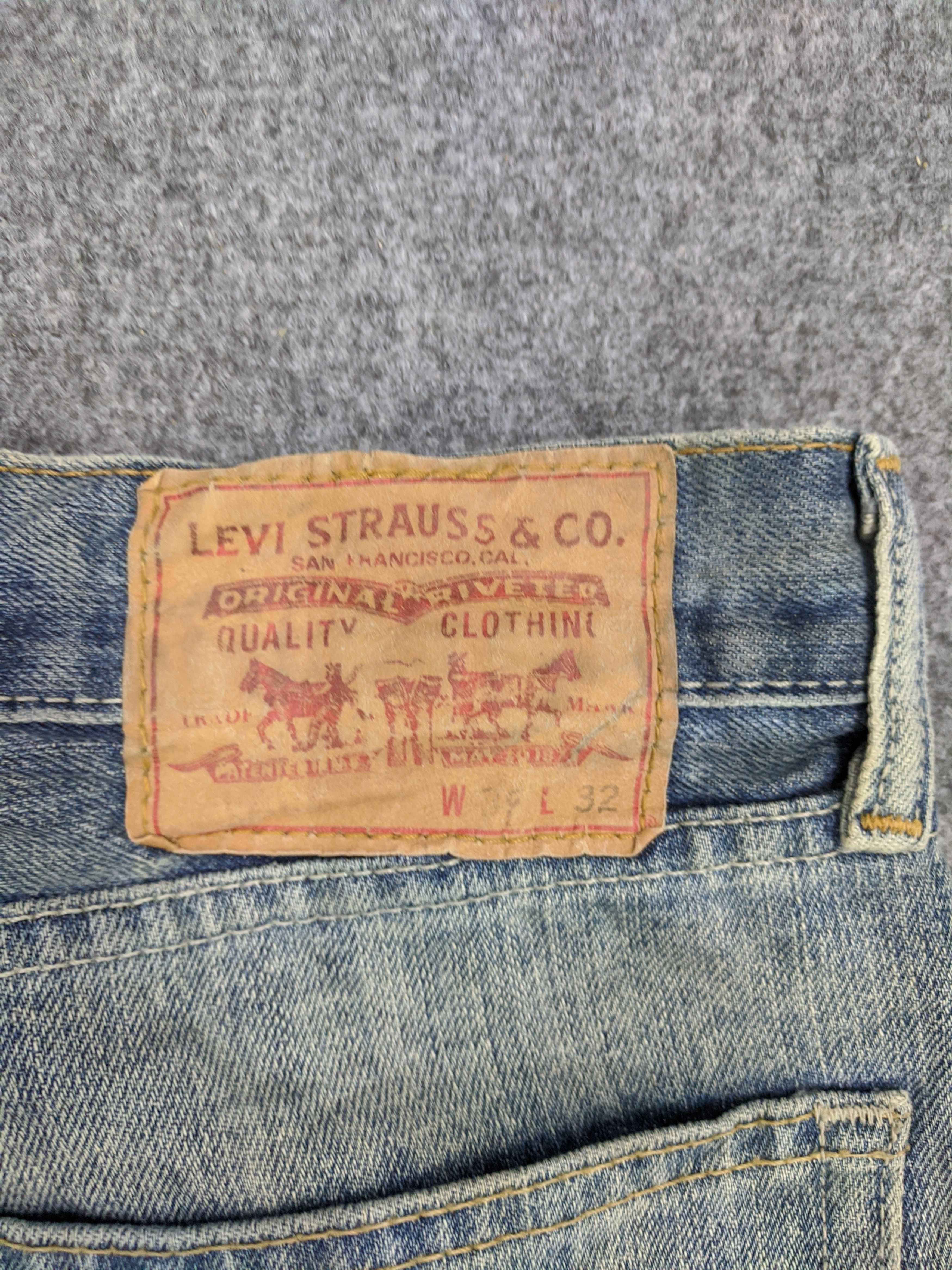 Levi's Vintage Levis 505 Light Wash Jeans DP0851 Size US 38 / EU 54 - 5 Thumbnail