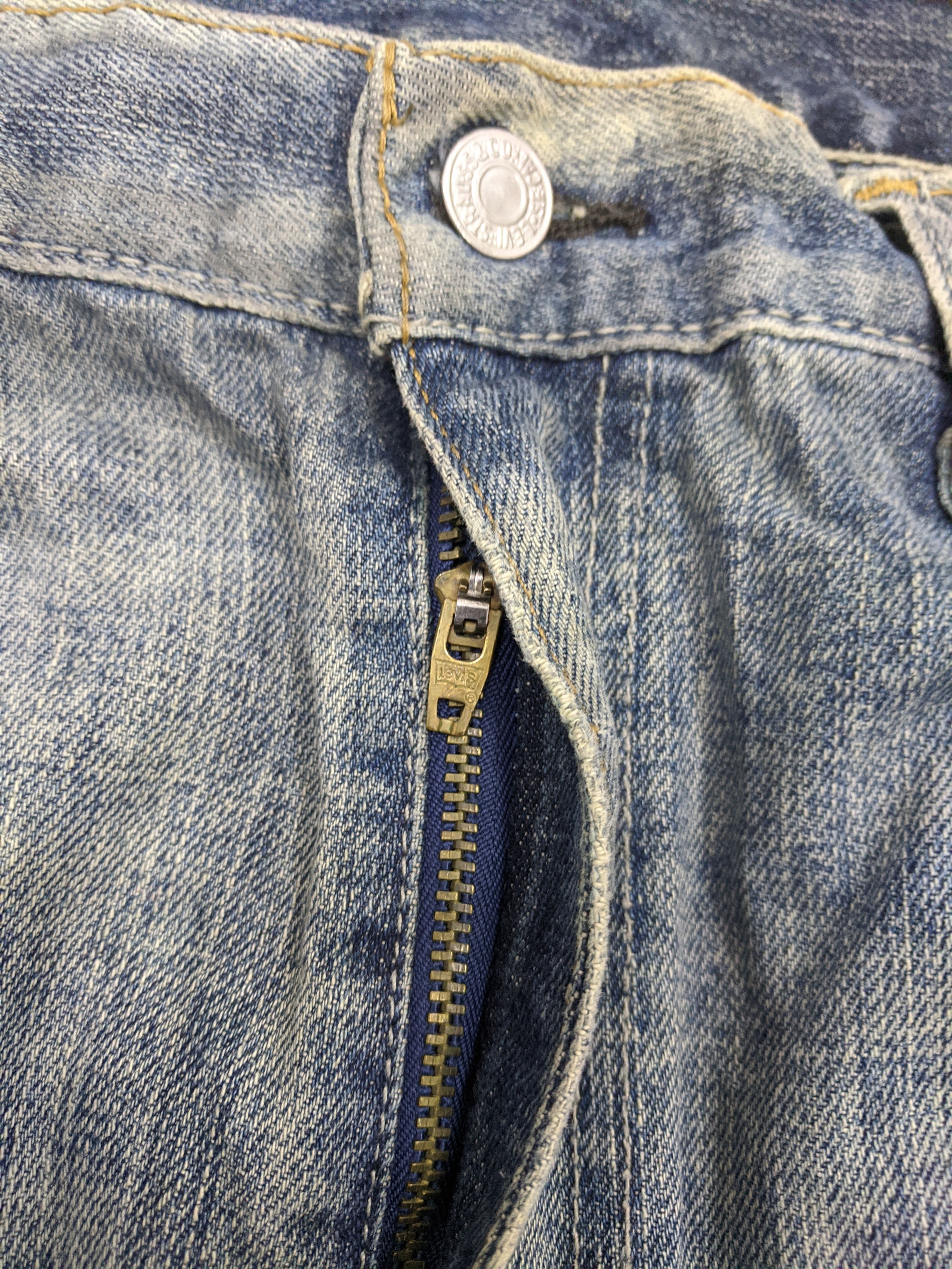 Levi's Vintage Levis 505 Light Wash Jeans DP0851 Size US 38 / EU 54 - 10 Thumbnail