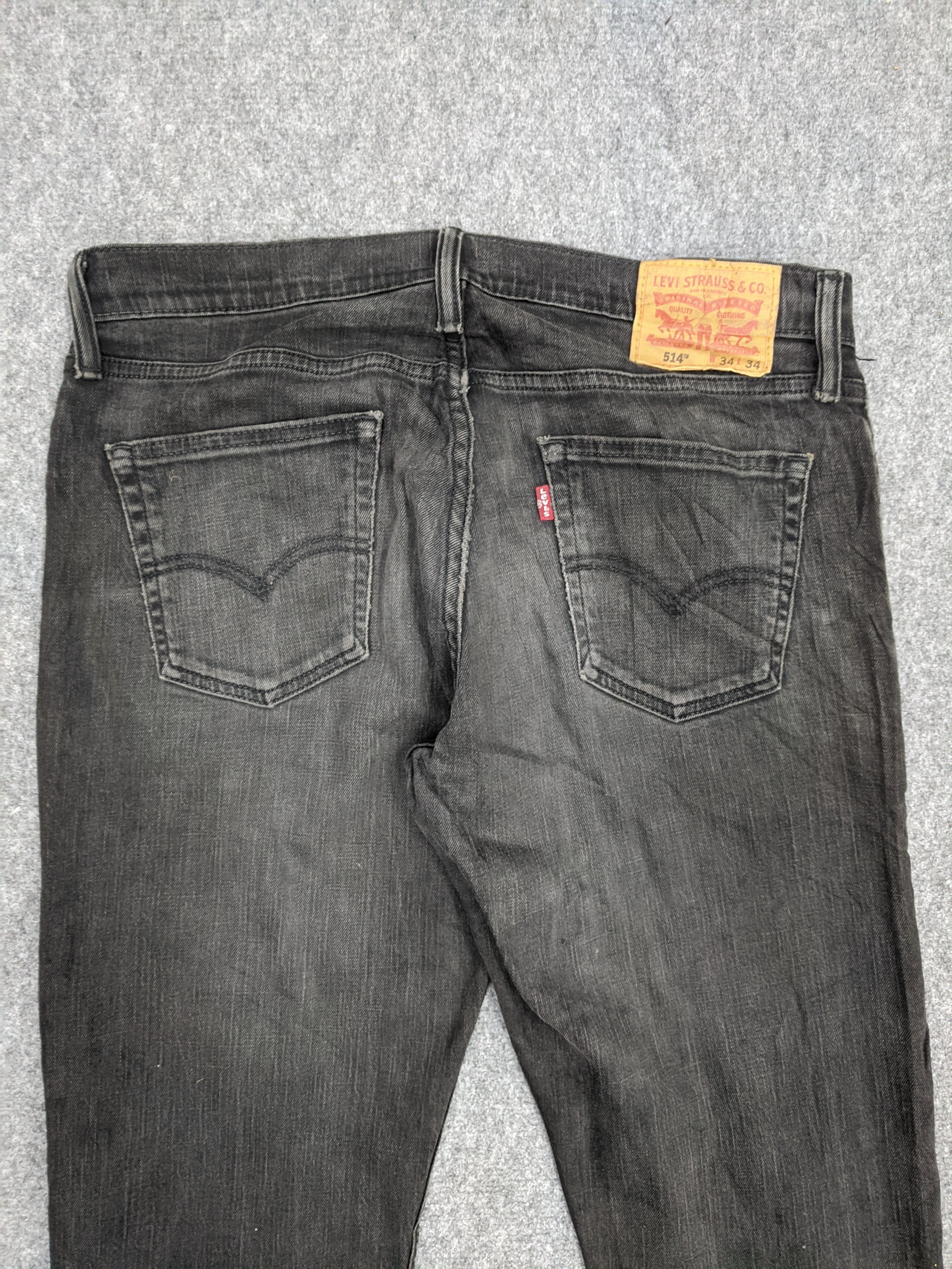 Levi's Vintage Levis 514 Faded Black Jeans DP0848 Size US 36 / EU 52 - 4 Thumbnail
