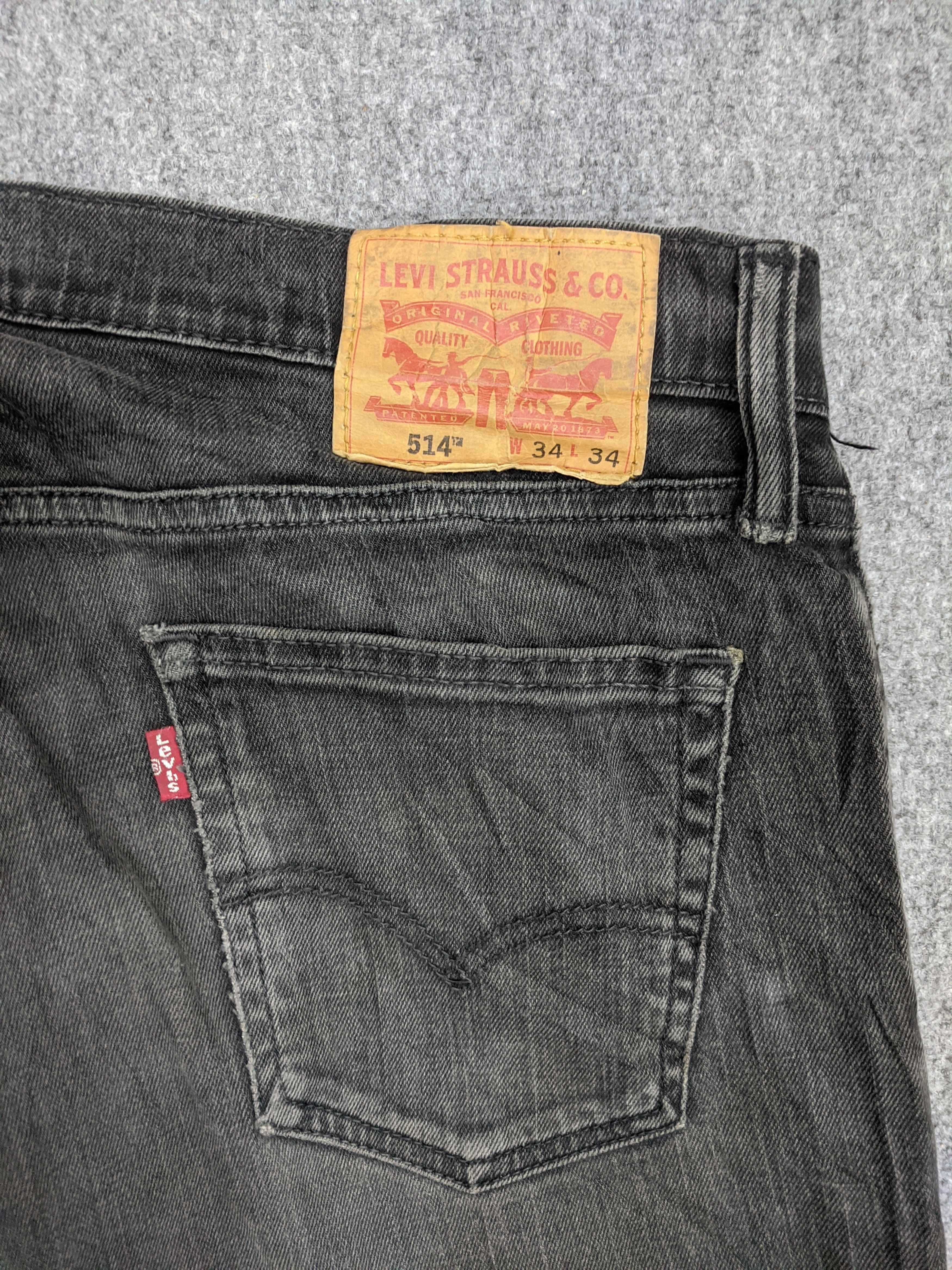 Levi's Vintage Levis 514 Faded Black Jeans DP0848 Size US 36 / EU 52 - 11 Thumbnail