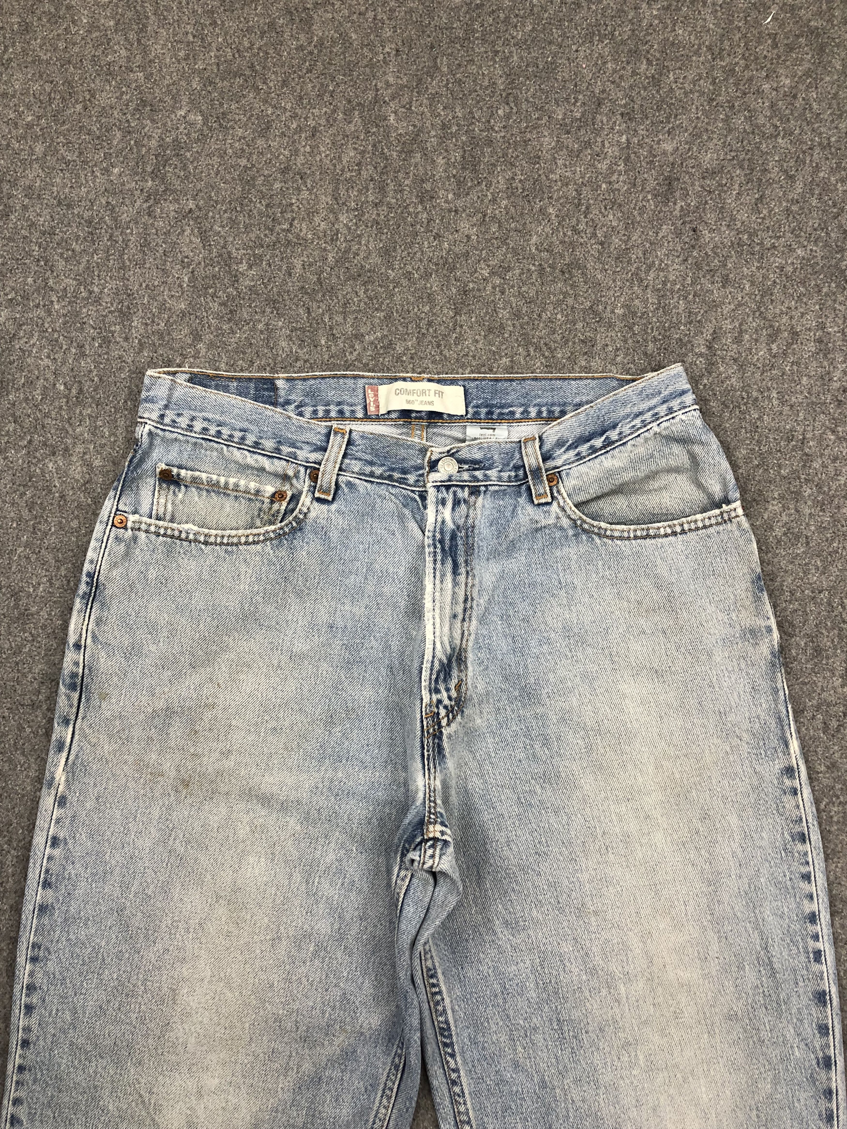 Levi's Vintage Levis 560 Denim DP1623 Size US 34 / EU 50 - 2 Thumbnail