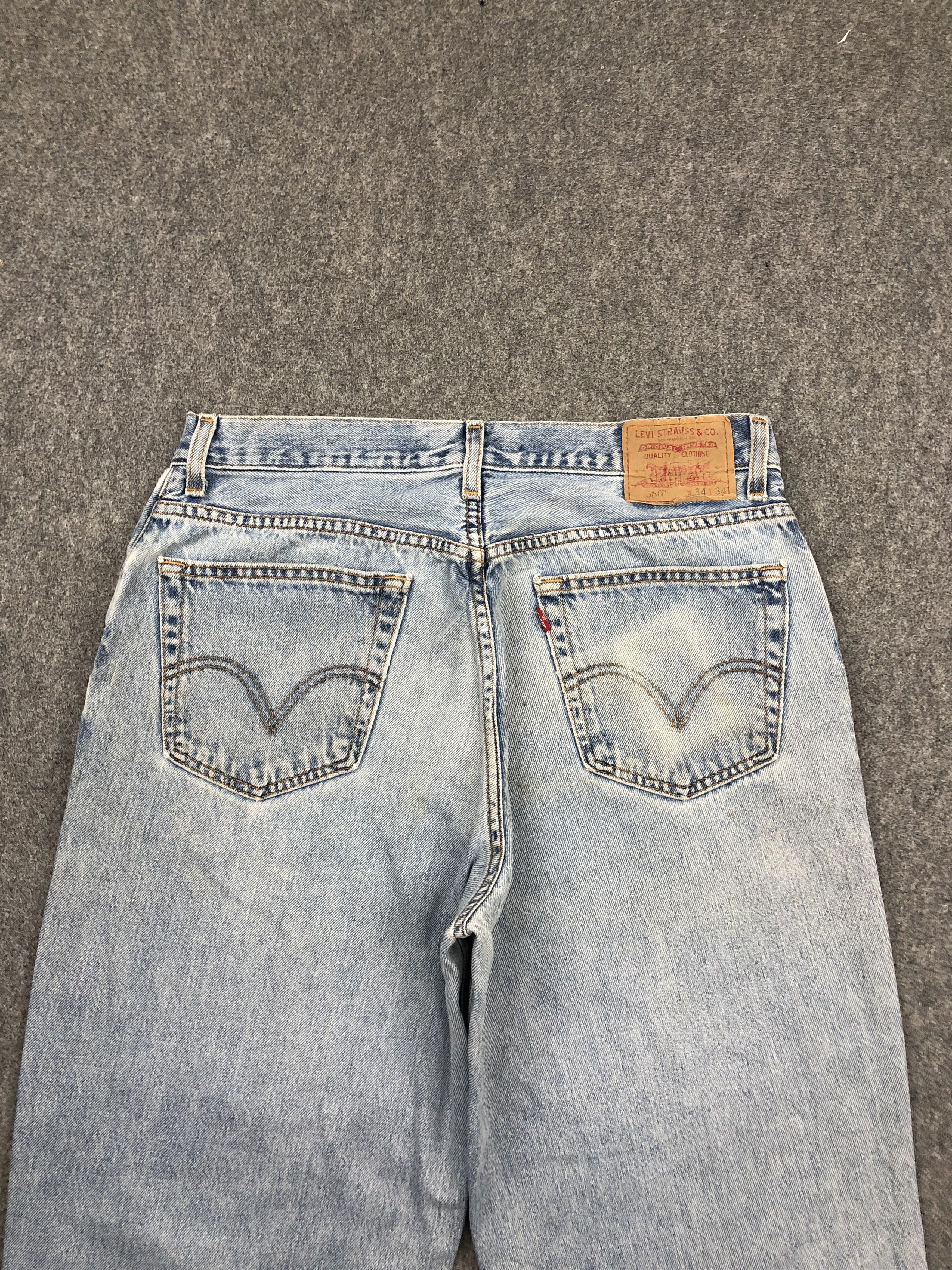 Levi's Vintage Levis 560 Denim DP1623 Size US 34 / EU 50 - 4 Thumbnail