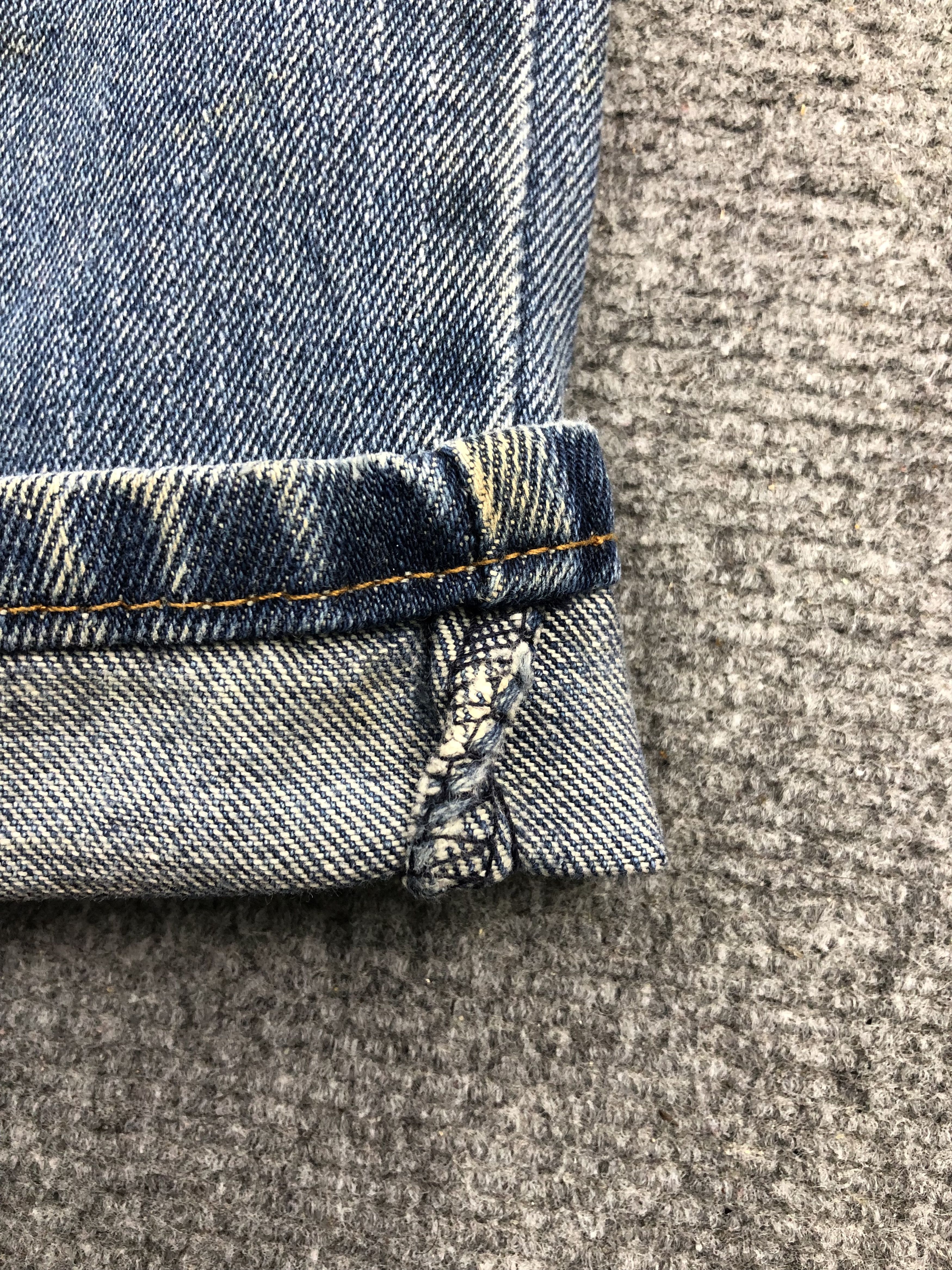 Levi's Vintage Levis 505 Faded Blue Jeans DP1624 Size US 38 / EU 54 - 11 Thumbnail
