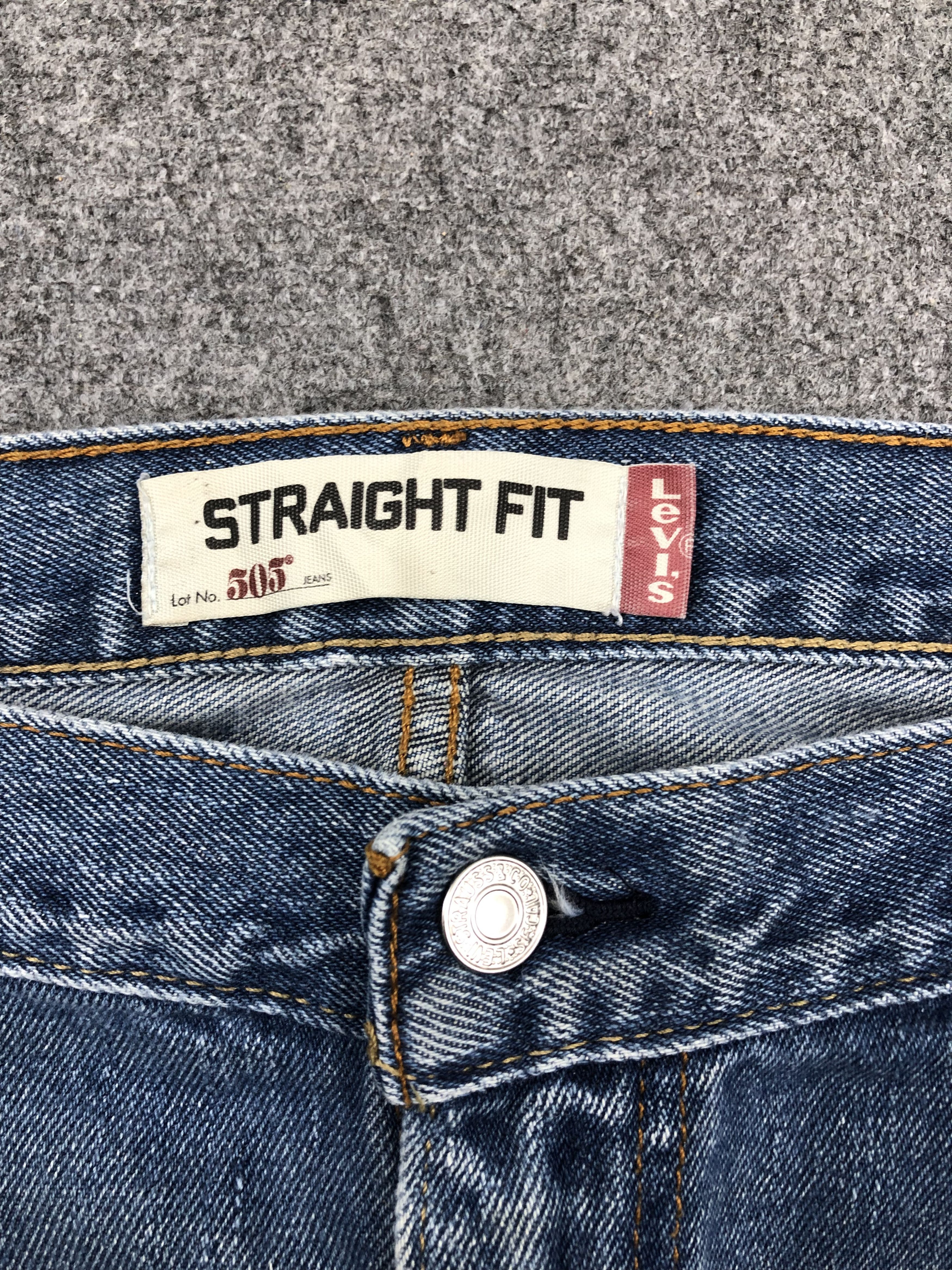 Levi's Vintage Levis 505 Faded Blue Jeans DP1624 Size US 38 / EU 54 - 6 Thumbnail